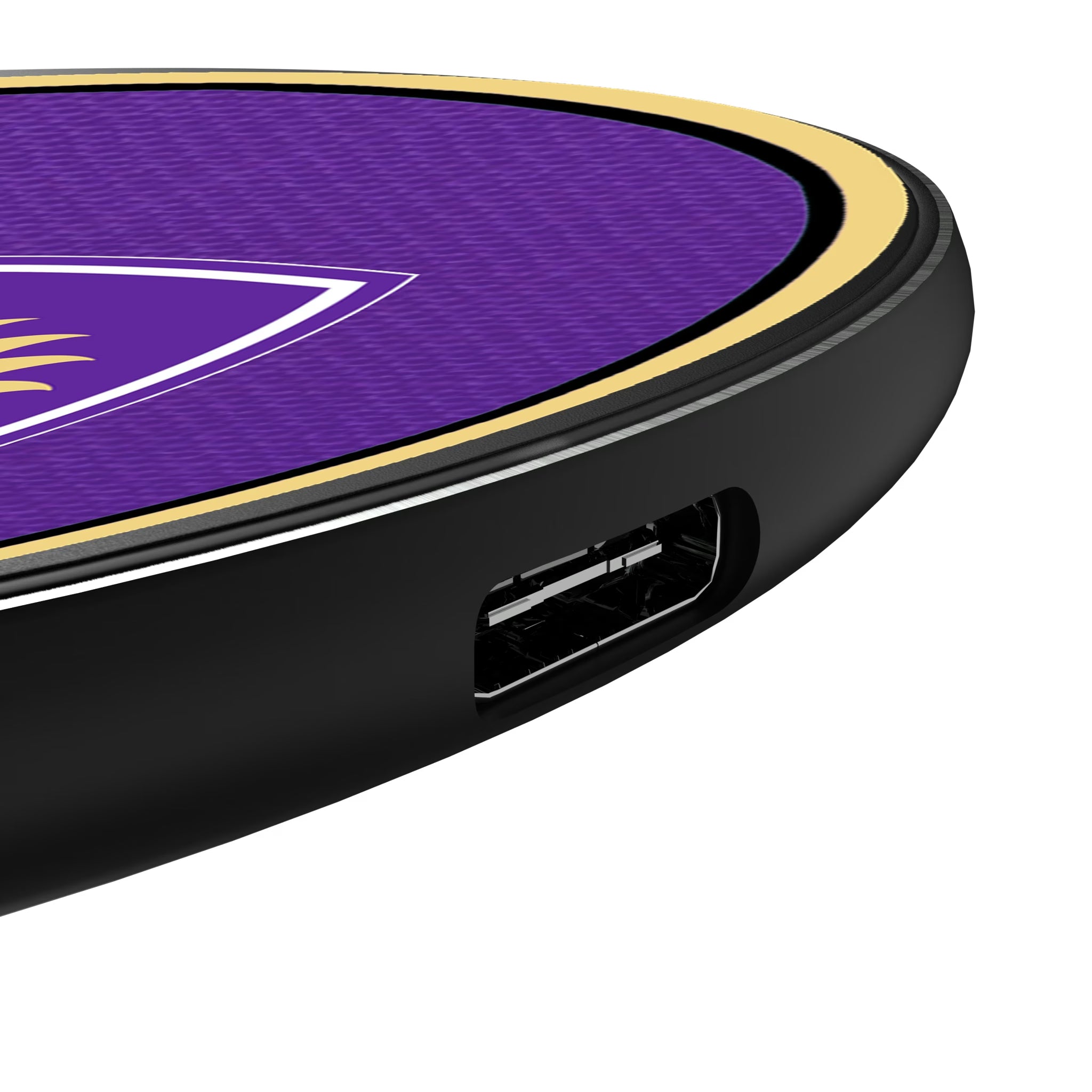 Orlando City Soccer Club Personalized Endzone Solid 15-Watt Wireless Charger - Detail