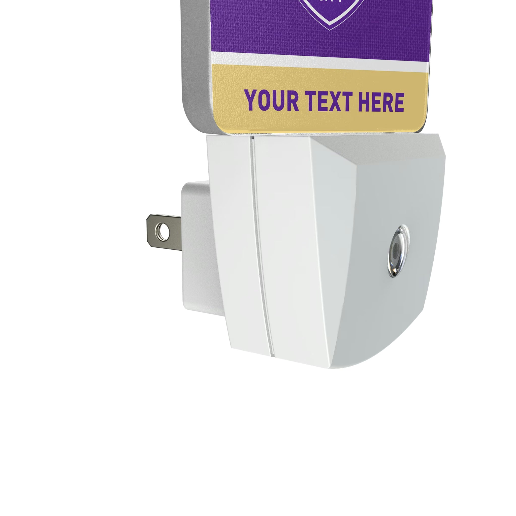 Orlando City Soccer Club Personalized Endzone Solid Night Light 2-Pack - Detail