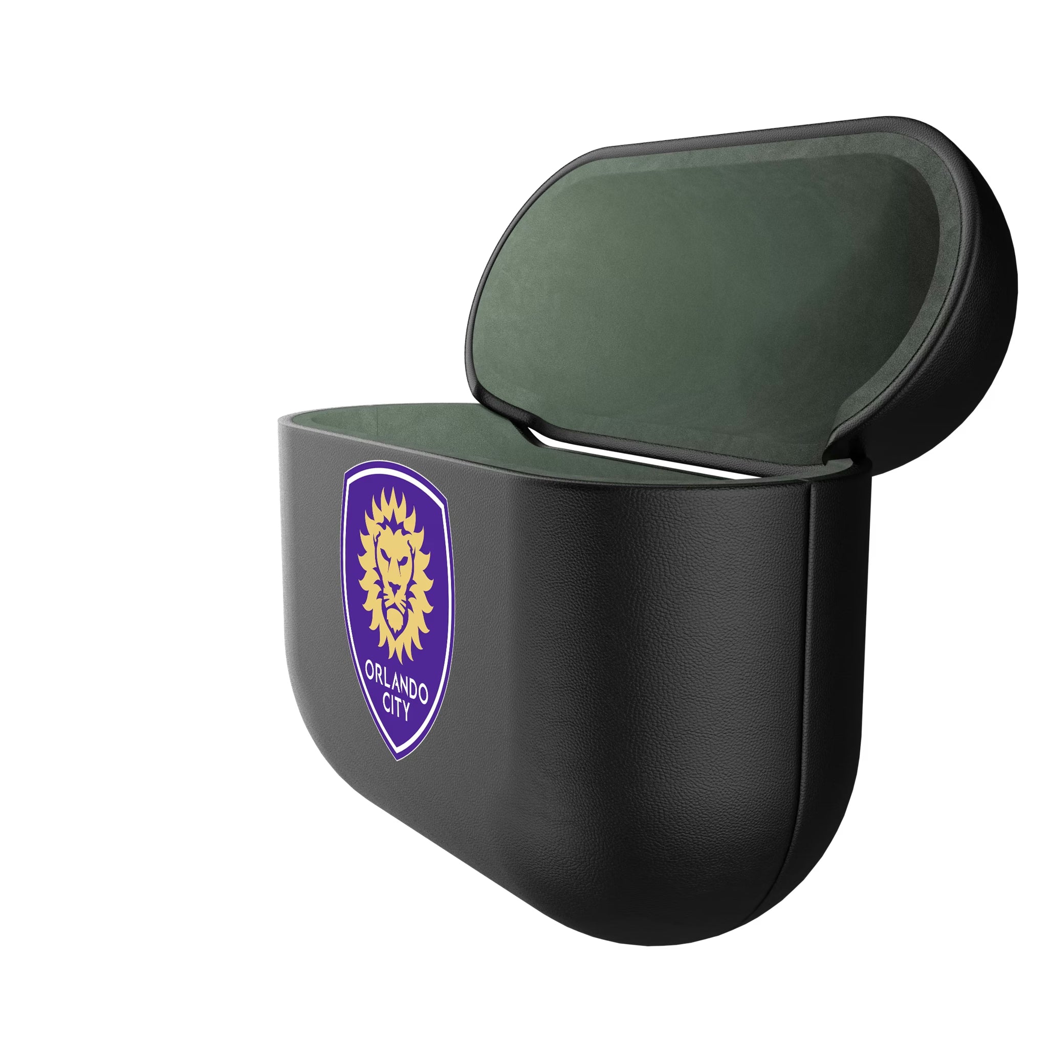 Orlando City Soccer Club Personalized Insignia AirPods AirPod Case Cover - Isometric View#Device_AirPods 3rd Gen