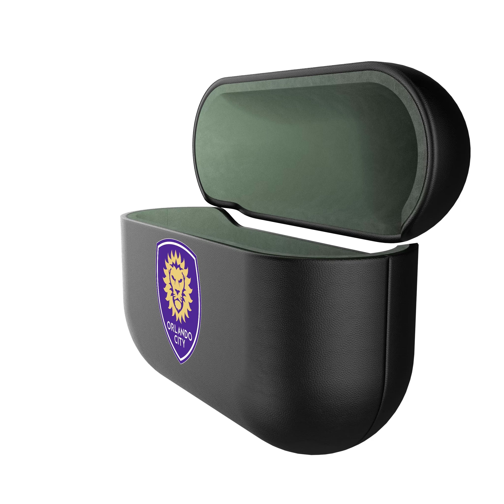 Orlando City Soccer Club Personalized Insignia AirPods AirPod Case Cover - Isometric View#Device_AirPods Pro 1st Gen