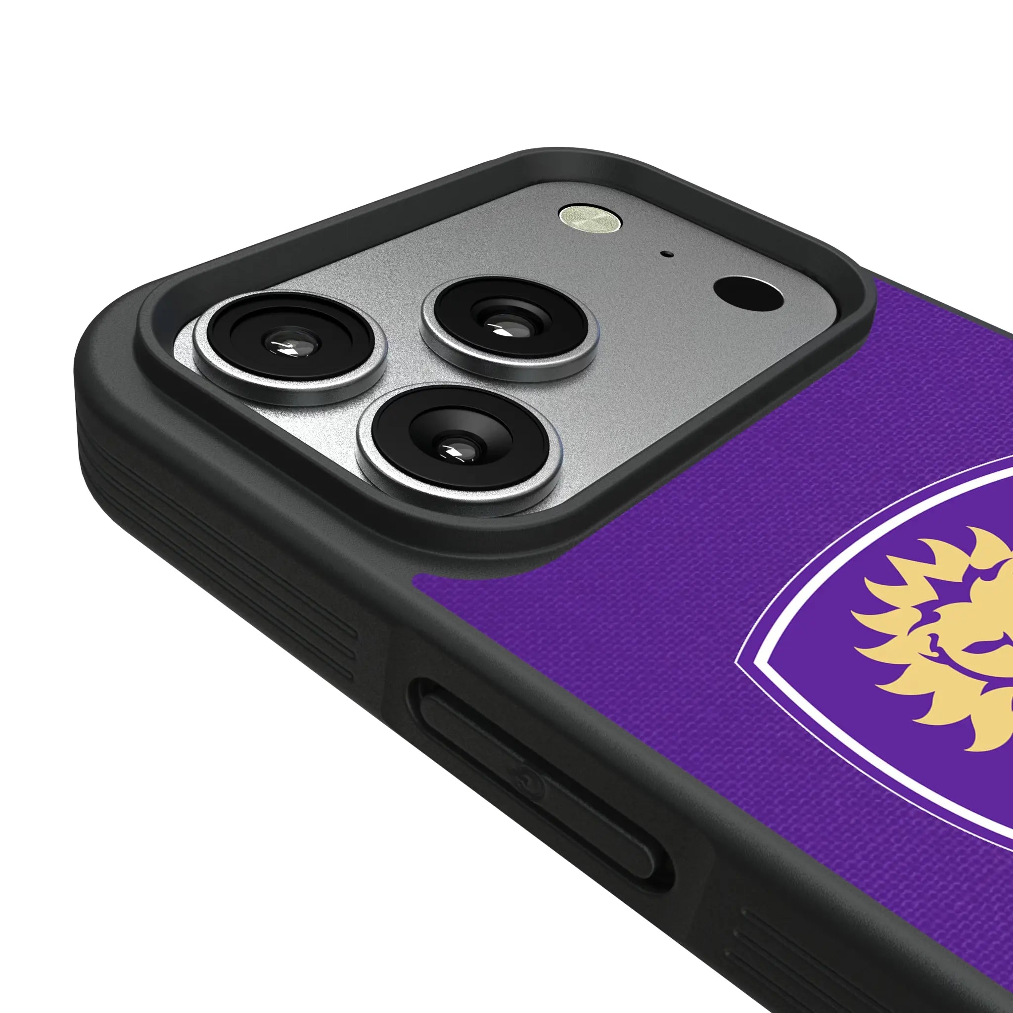 Orlando City Soccer Club Personalized Stripe iPhone Bump Phone Case for Apple iPhone - Detail#Device_iPhone 17 Pro