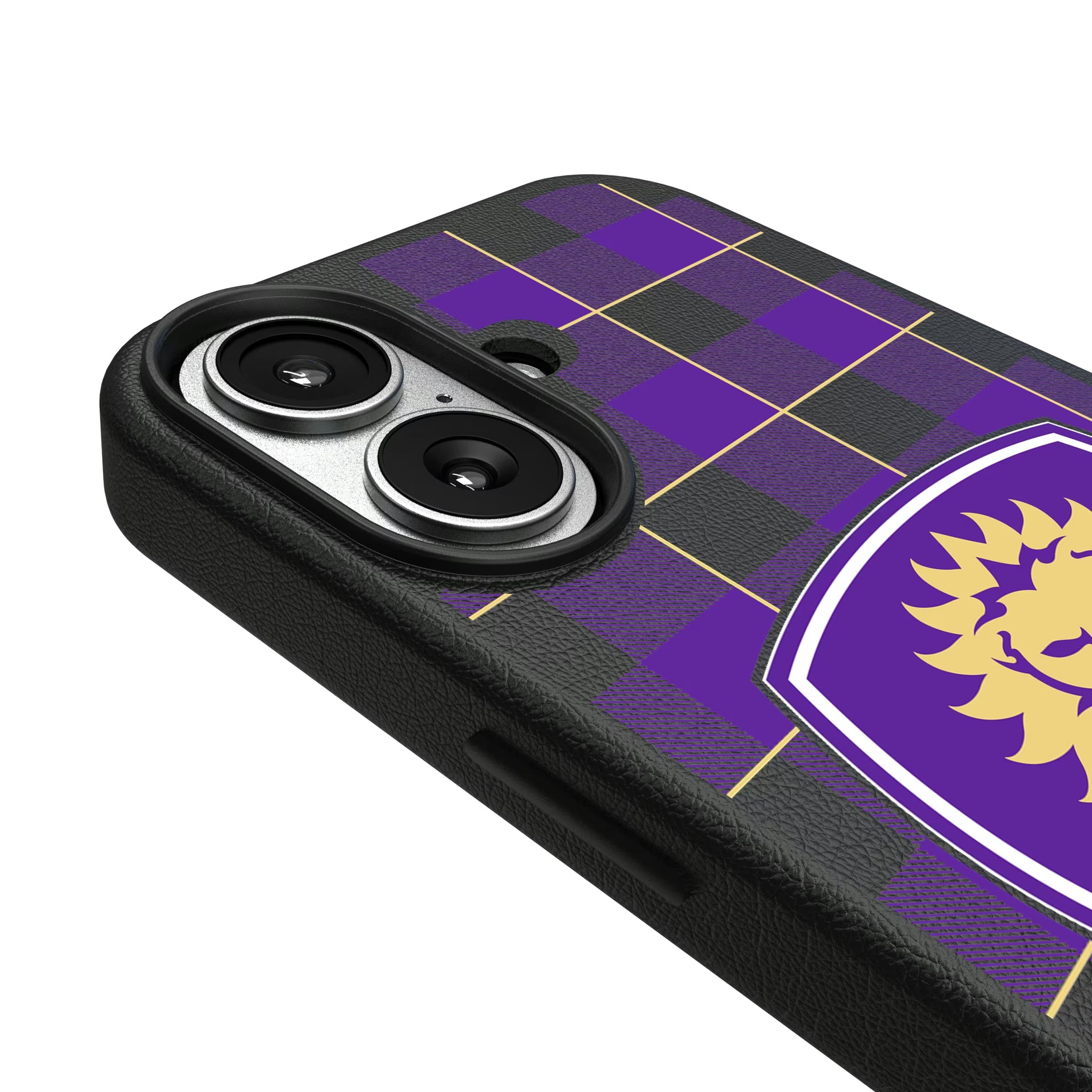 Orlando City Soccer Club Plaid iPhone MagSafe Compatible Phone Case for Apple iPhone - Detail#Device_iPhone 17