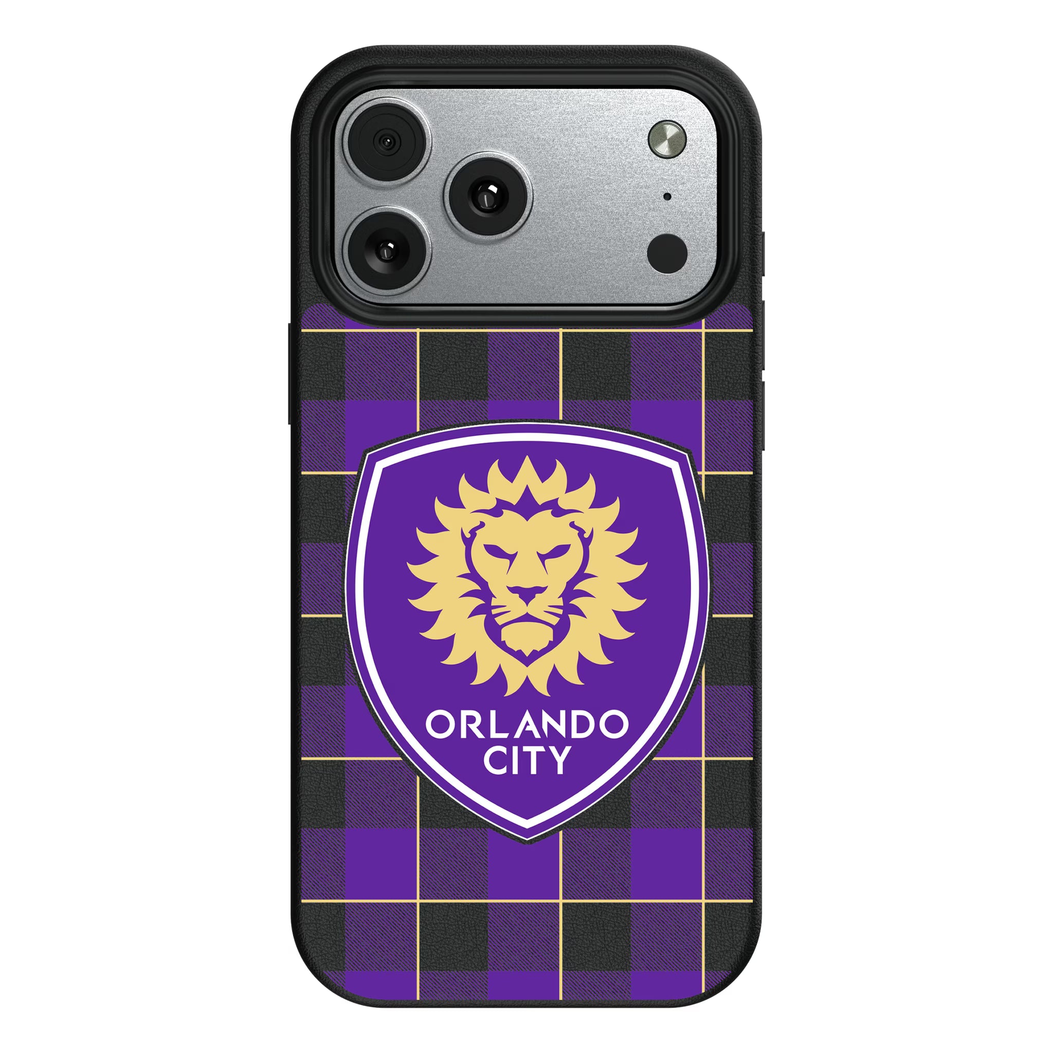 Orlando City Soccer Club Plaid iPhone MagSafe Compatible Phone Case for Apple iPhone#Device_iPhone 17 Pro Max