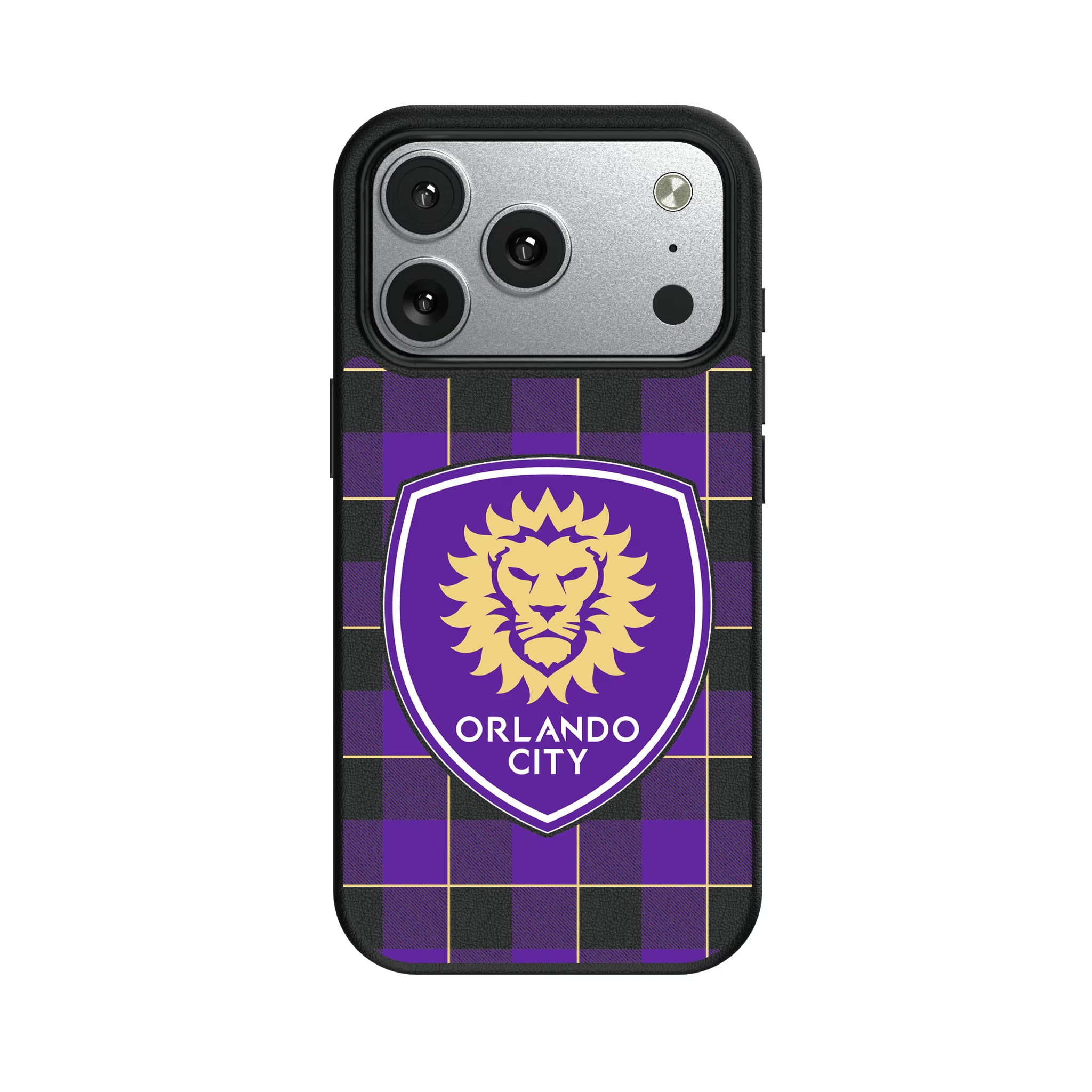 Orlando City Soccer Club Plaid iPhone MagSafe Compatible Phone Case for Apple iPhone#Device_iPhone 17 Pro