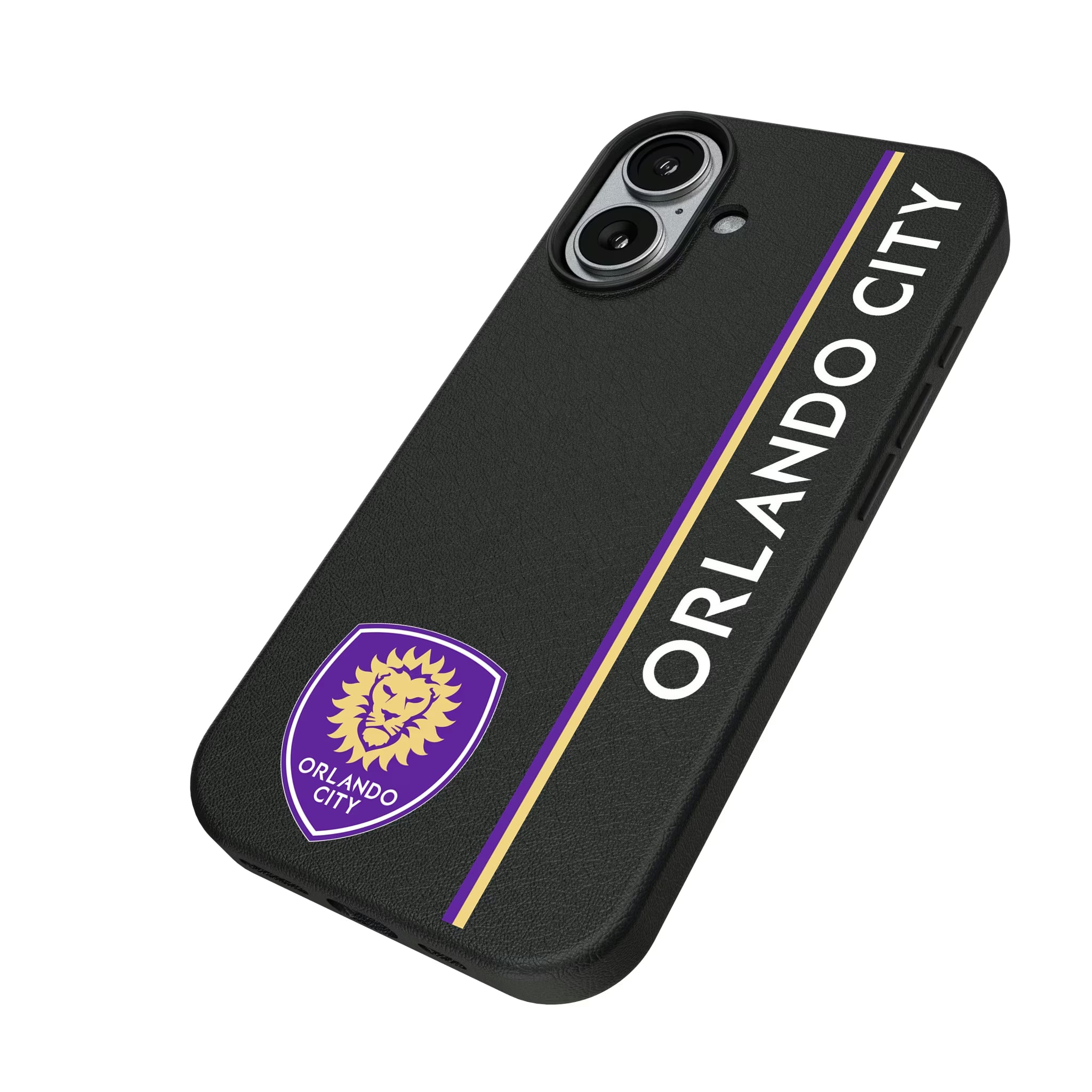 Orlando City Soccer Club Sidebar iPhone MagSafe Compatible Phone Case for Apple iPhone - Isometric View#Device_iPhone 17