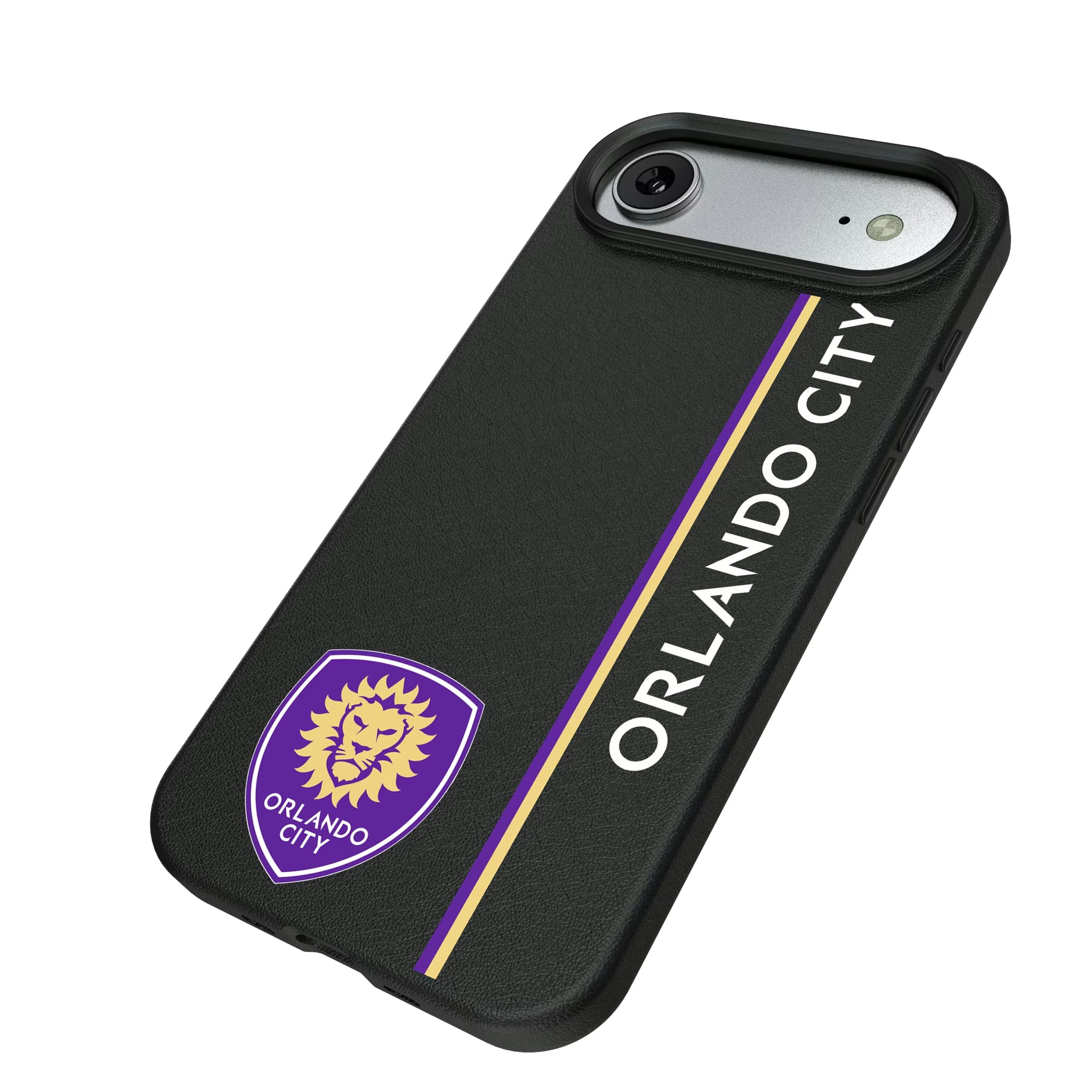 Orlando City Soccer Club Sidebar iPhone MagSafe Compatible Phone Case for Apple iPhone - Isometric View#Device_iPhone Air