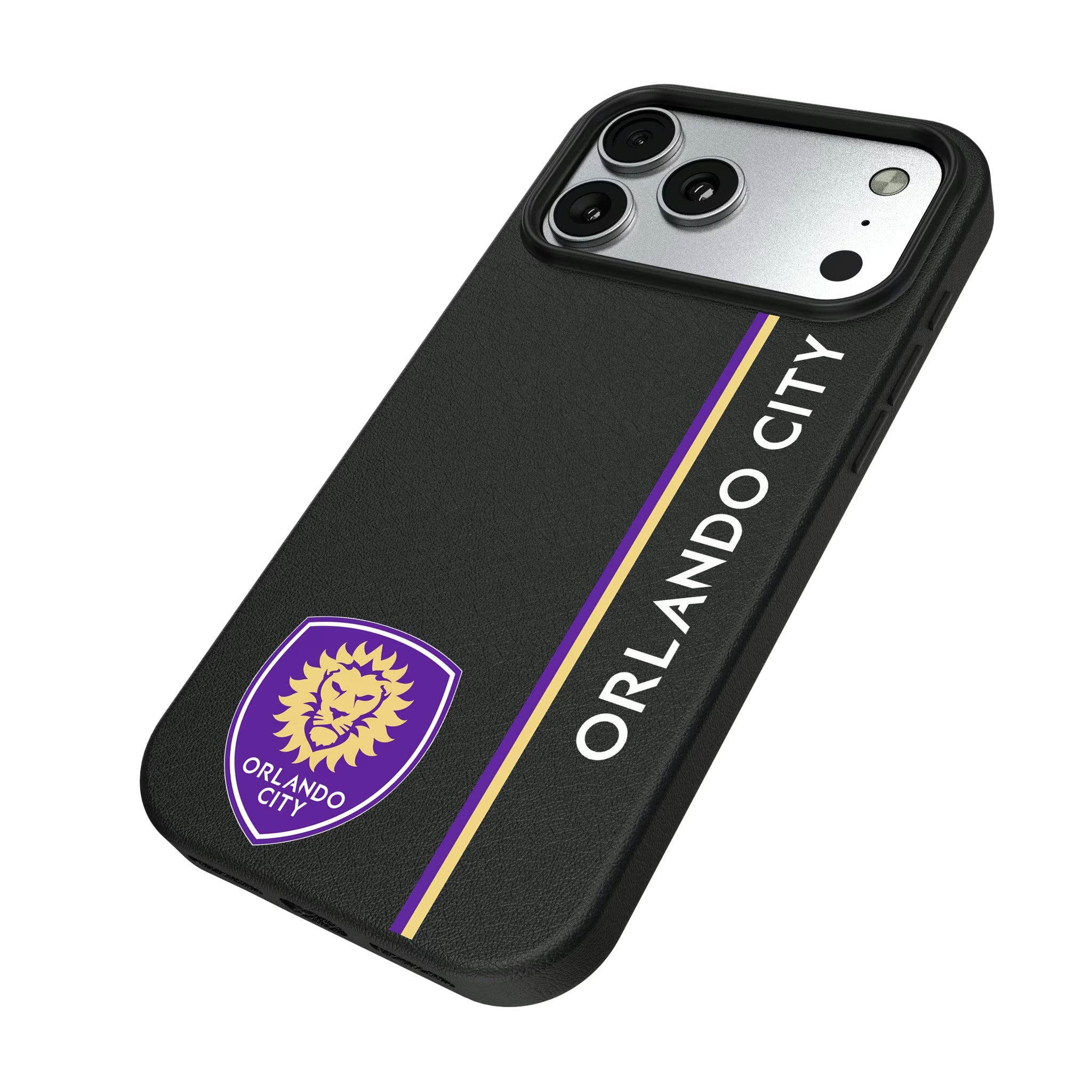 Orlando City Soccer Club Sidebar iPhone MagSafe Compatible Phone Case for Apple iPhone - Isometric View#Device_iPhone 17 Pro Max