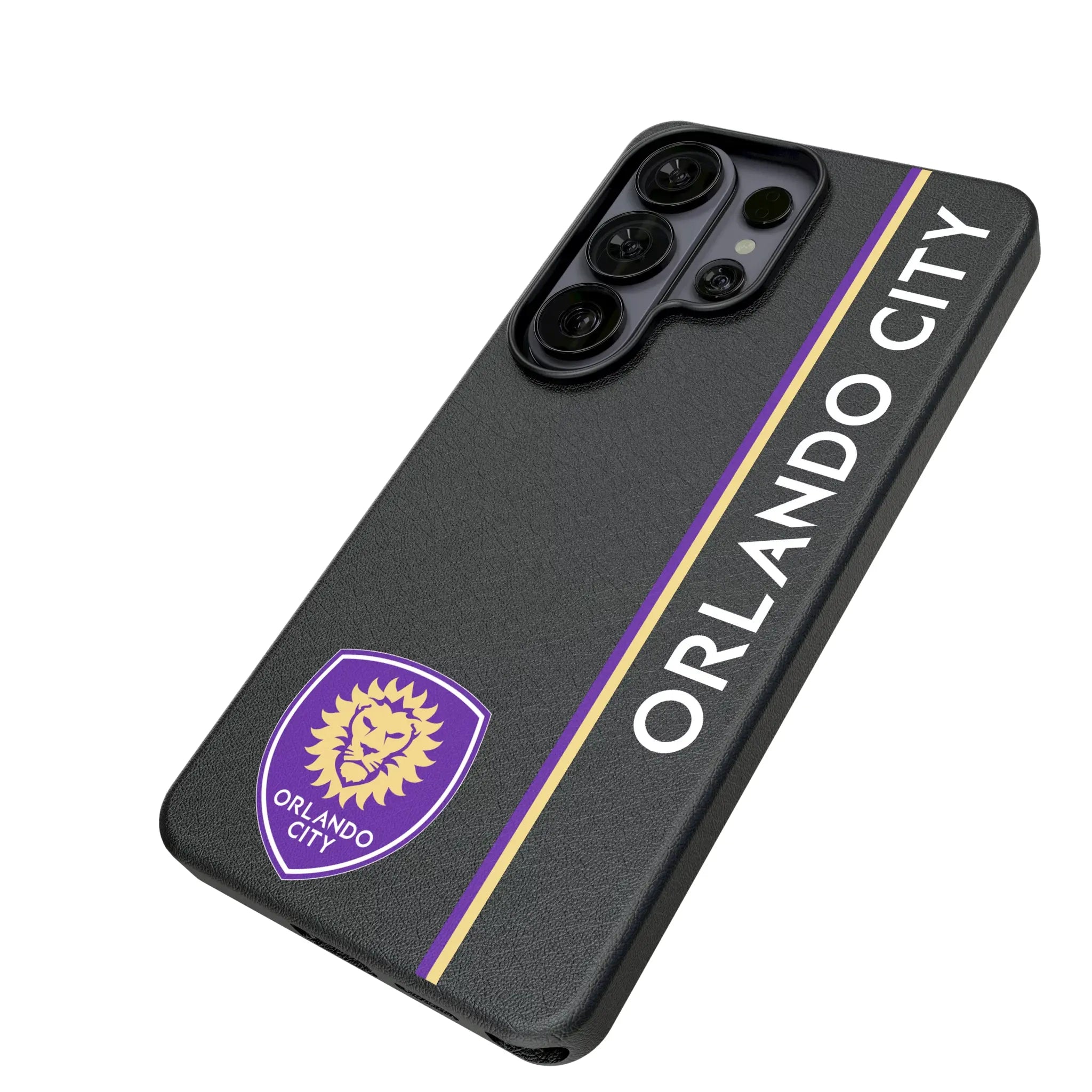 Orlando City Soccer Club Sidebar Galaxy MagSafe Compatible Phone Case for Samsung Galaxy - Isometric View#Device_Galaxy S26 Ultra