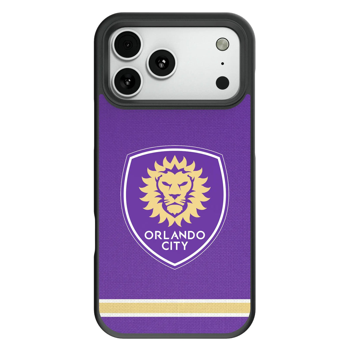 Orlando City Soccer Club Stripe Bump Phone Case for Apple iPhone