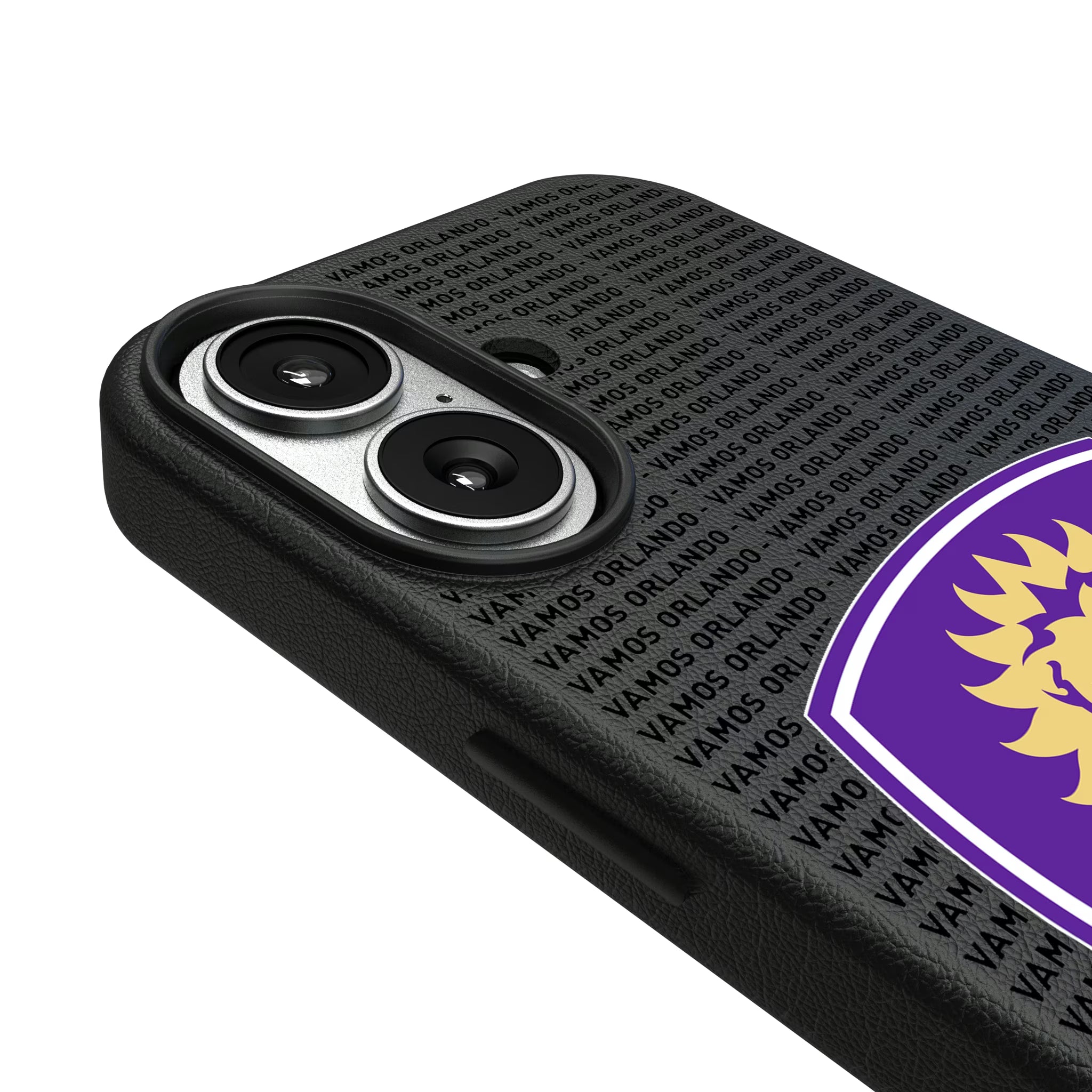 Orlando City Soccer Club Text Backdrop iPhone MagSafe Compatible Phone Case for Apple iPhone - Detail#Device_iPhone 17