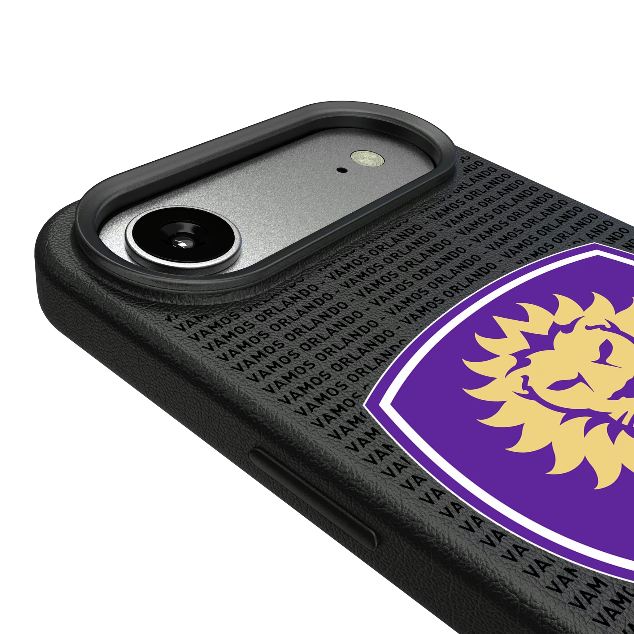 Orlando City Soccer Club Text Backdrop iPhone MagSafe Compatible Phone Case for Apple iPhone - Detail#Device_iPhone Air
