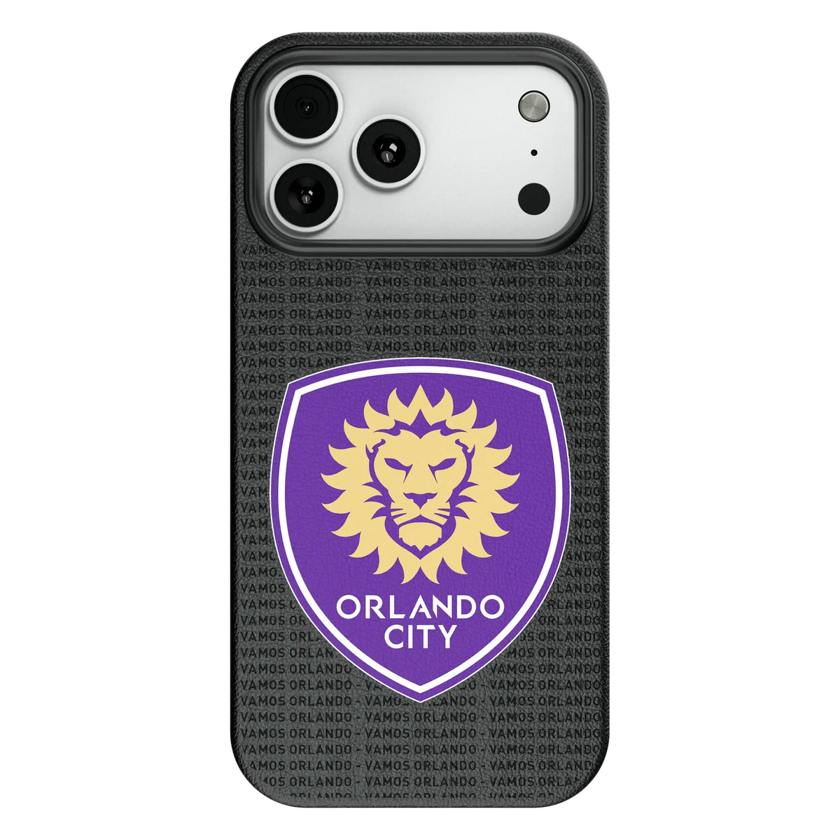 Orlando City Soccer Club Text Backdrop MagSafe Compatible Phone Case for Apple iPhone