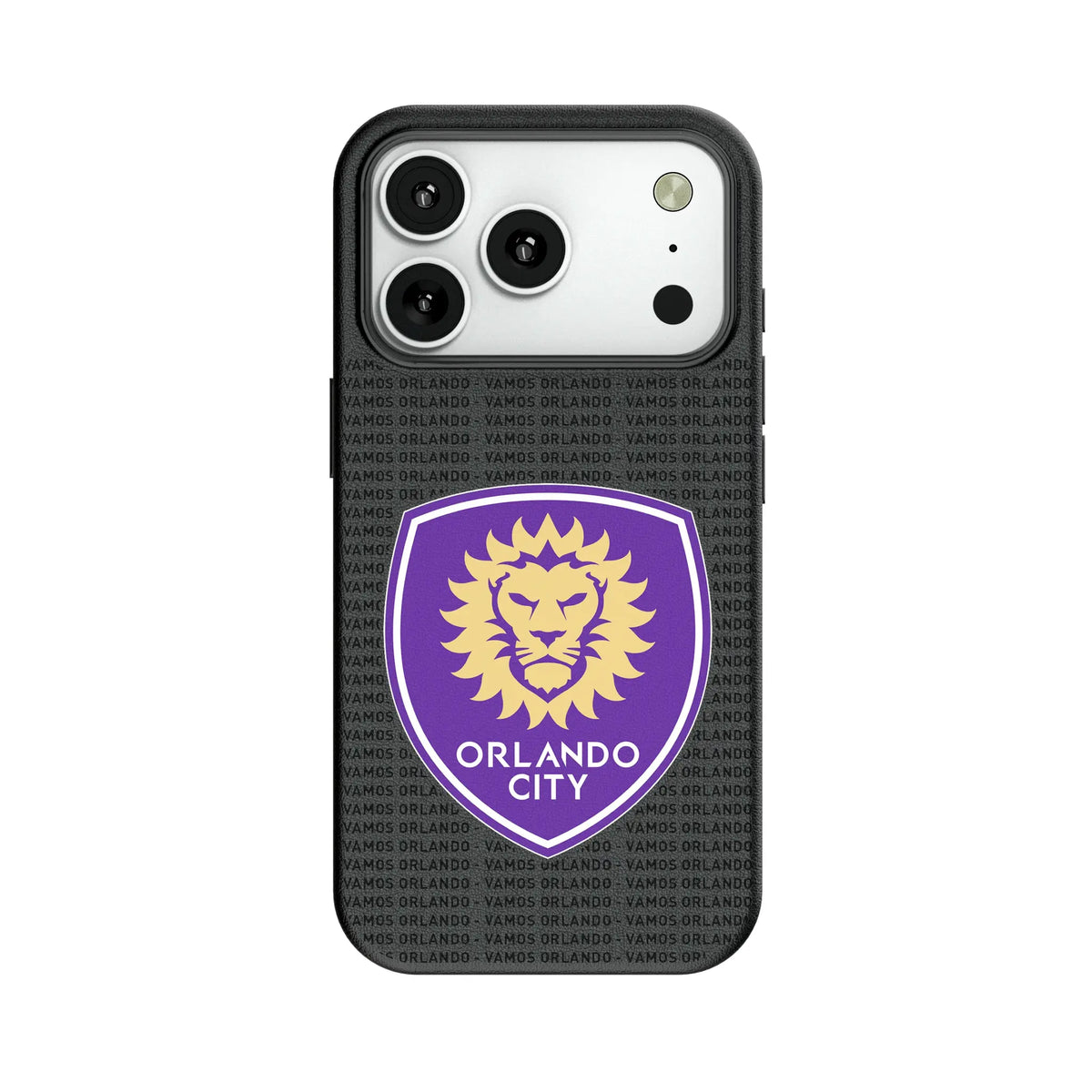 Orlando City Soccer Club Text Backdrop MagSafe Compatible Phone Case for Apple iPhone