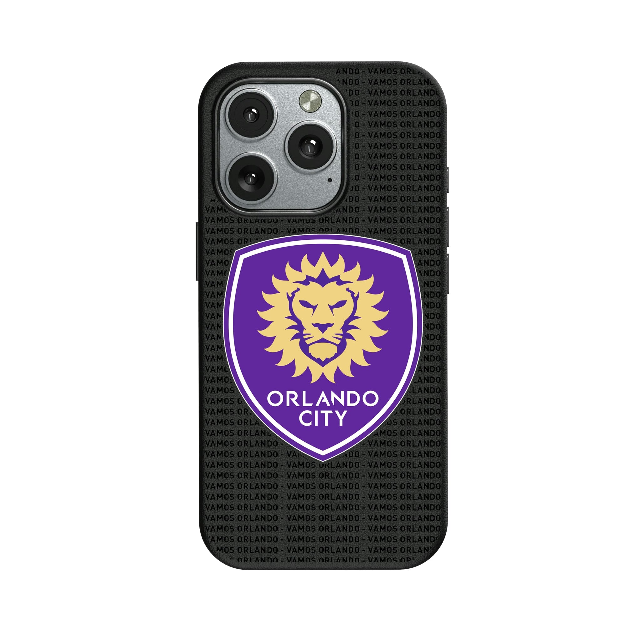 Orlando City Soccer Club Text Backdrop iPhone MagSafe Compatible Phone Case for Apple iPhone