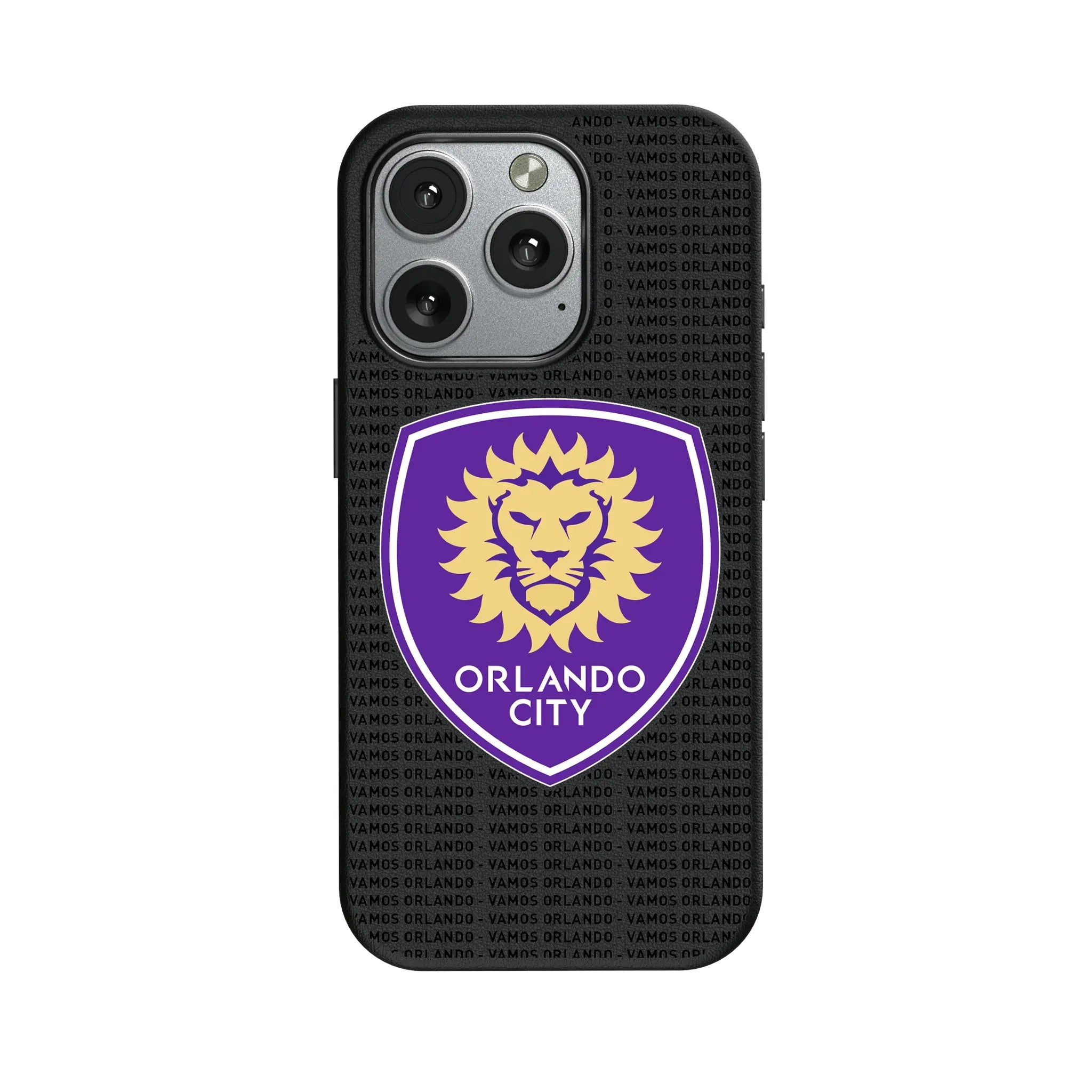 Orlando City Soccer Club Text Backdrop iPhone MagSafe Compatible Phone Case for Apple iPhone