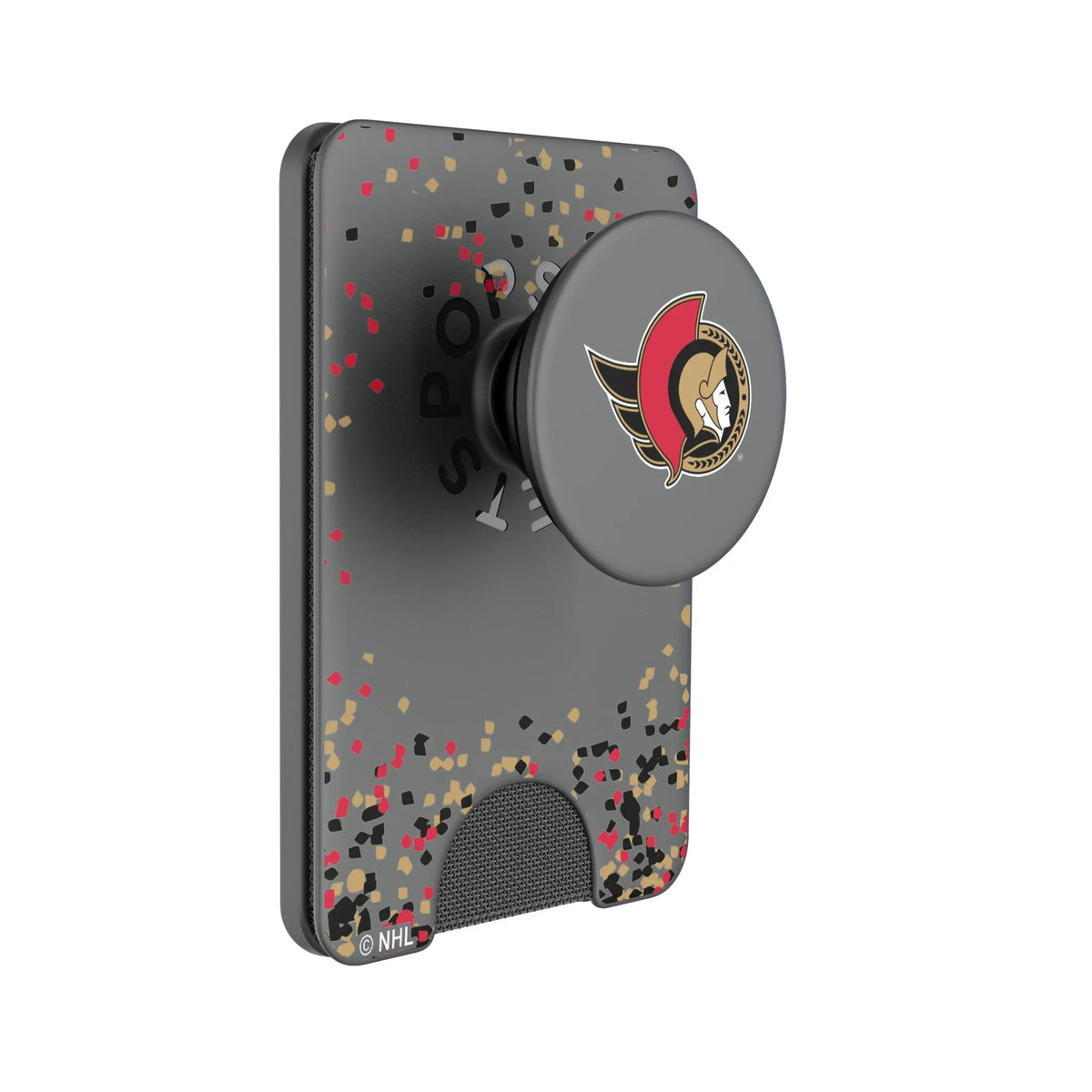 Ottawa Senators Confetti Popsockets Wallet Magnetic