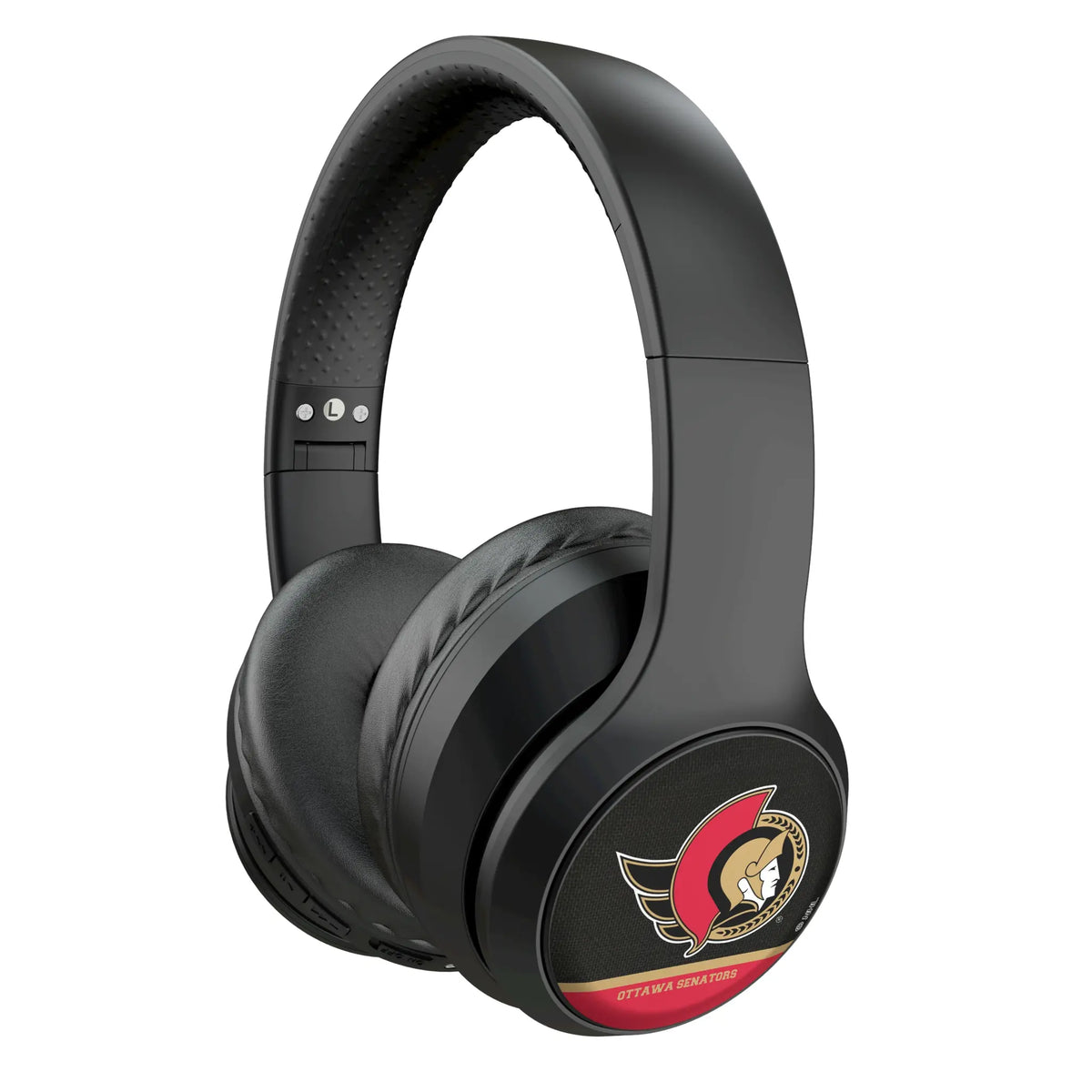 Ottawa Senators Endzone Solid Wireless Over-Ear Headphones With Case
