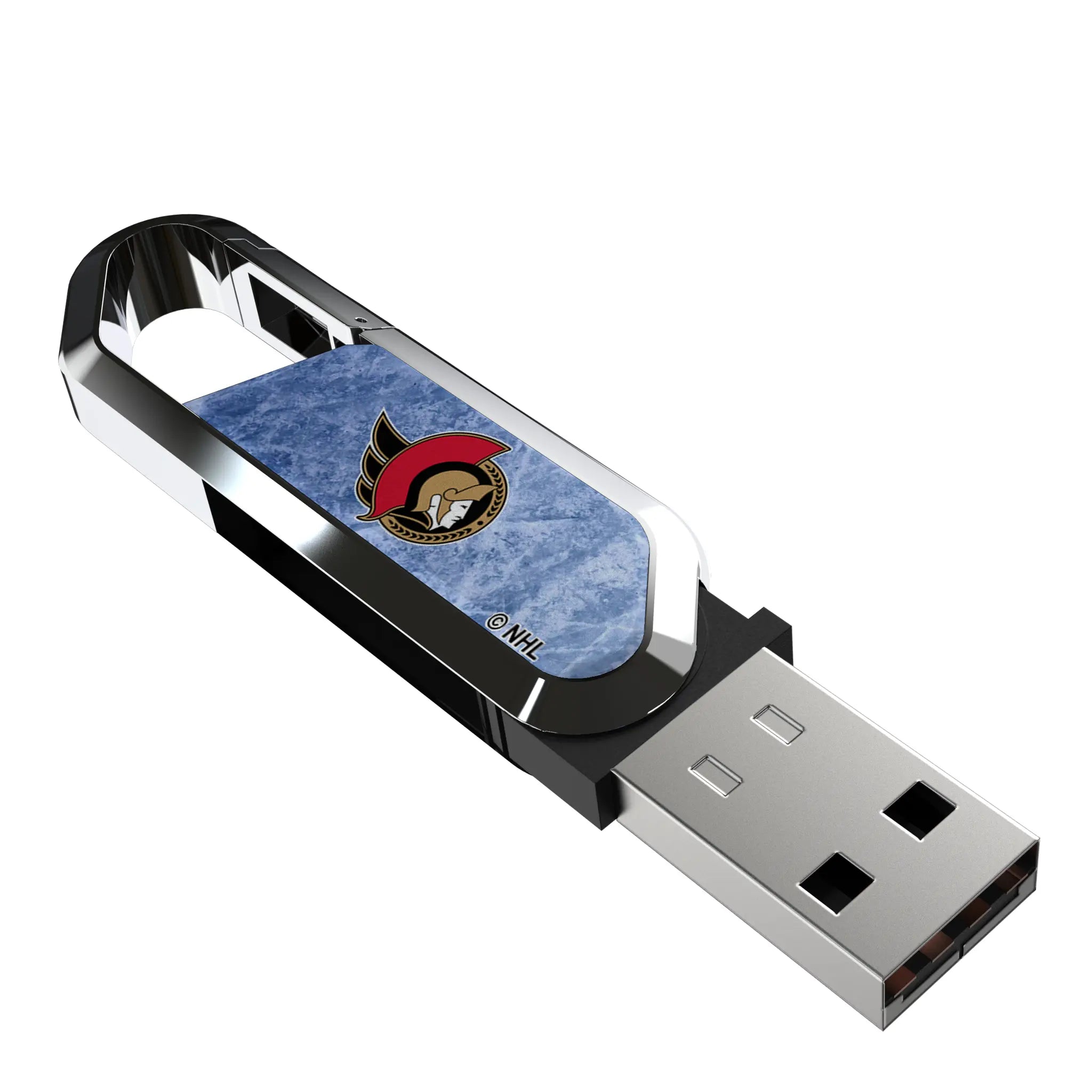 Ottawa Senators Ice Flood USB 64GB Clip Style Flash Drive