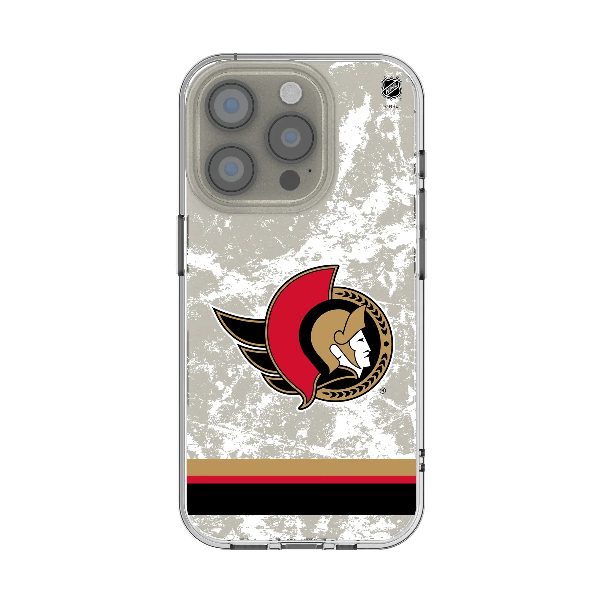 Ottawa Senators Ice Stripe iPhone Clear Phone Case for Apple iPhone