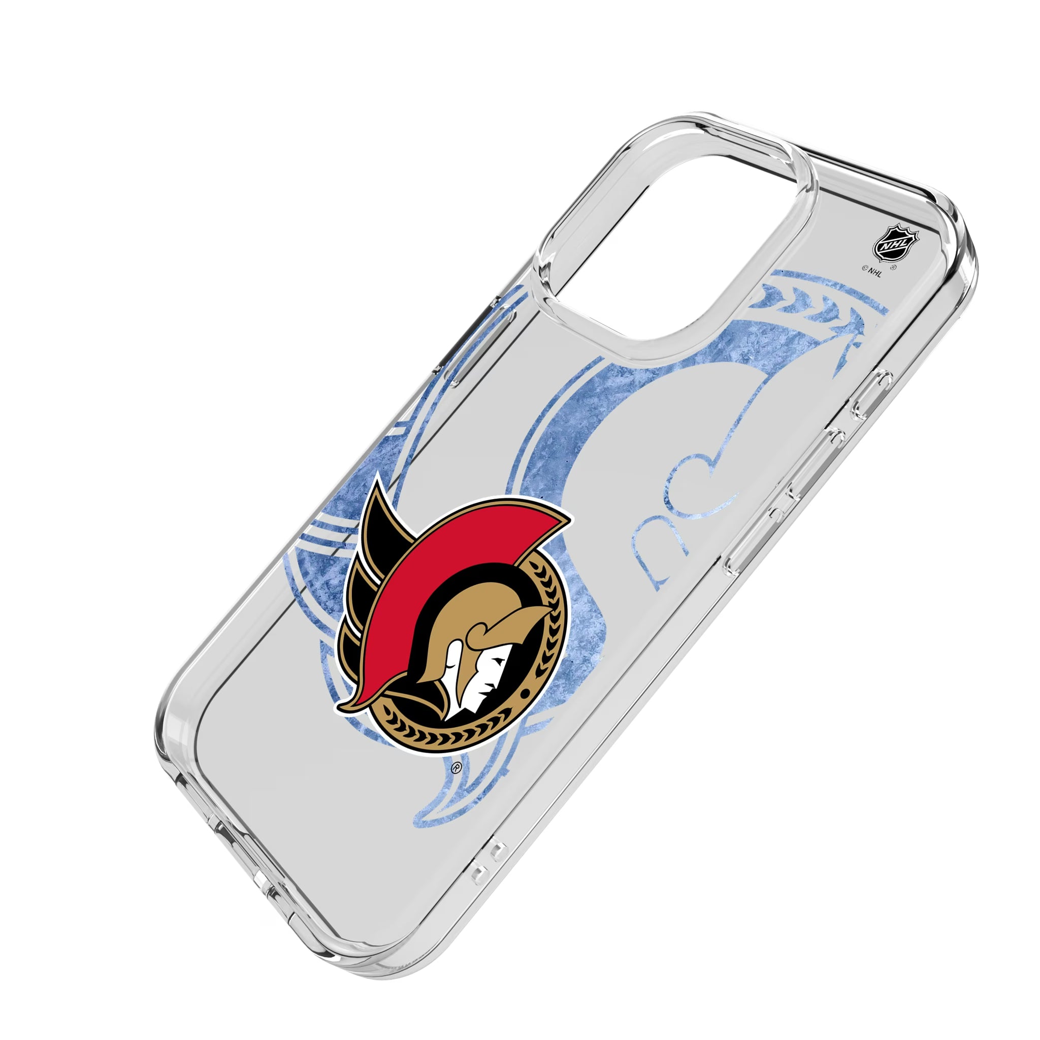 Ottawa Senators Ice Tilt iPhone Clear Phone Case for Apple iPhone - Isometric View