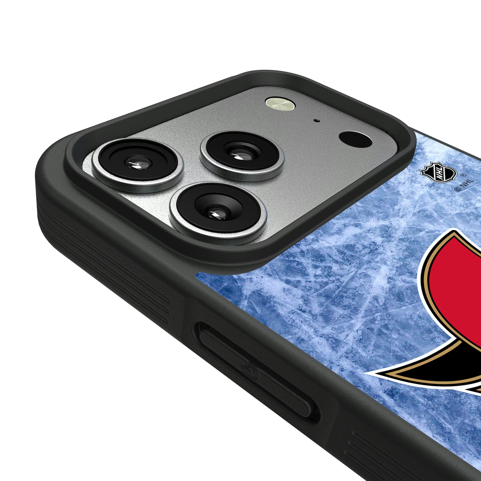 Ottawa Senators Ice Wordmark iPhone Bump Phone Case for Apple iPhone - Detail#Device_iPhone 17 Pro