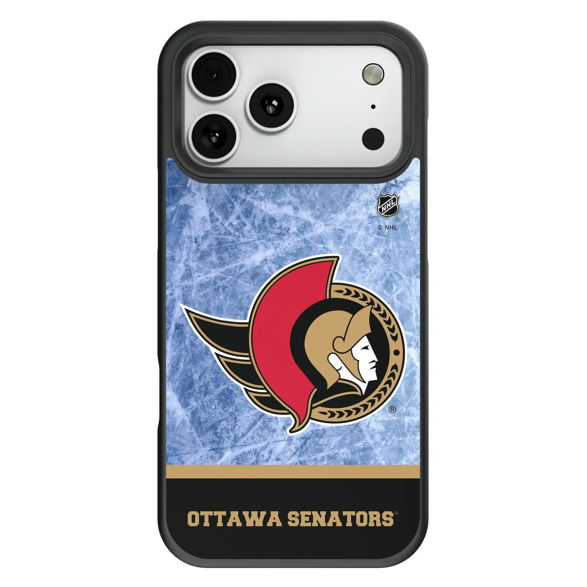 Ottawa Senators Ice Wordmark Bump Phone Case for Apple iPhone