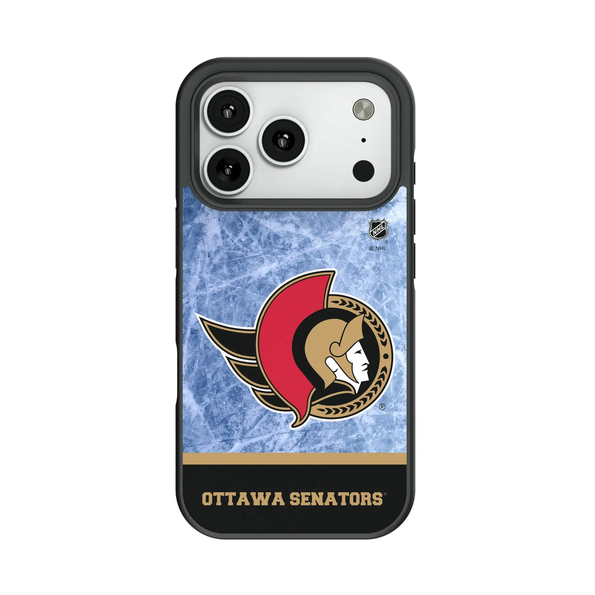 Ottawa Senators Ice Wordmark Bump Phone Case for Apple iPhone