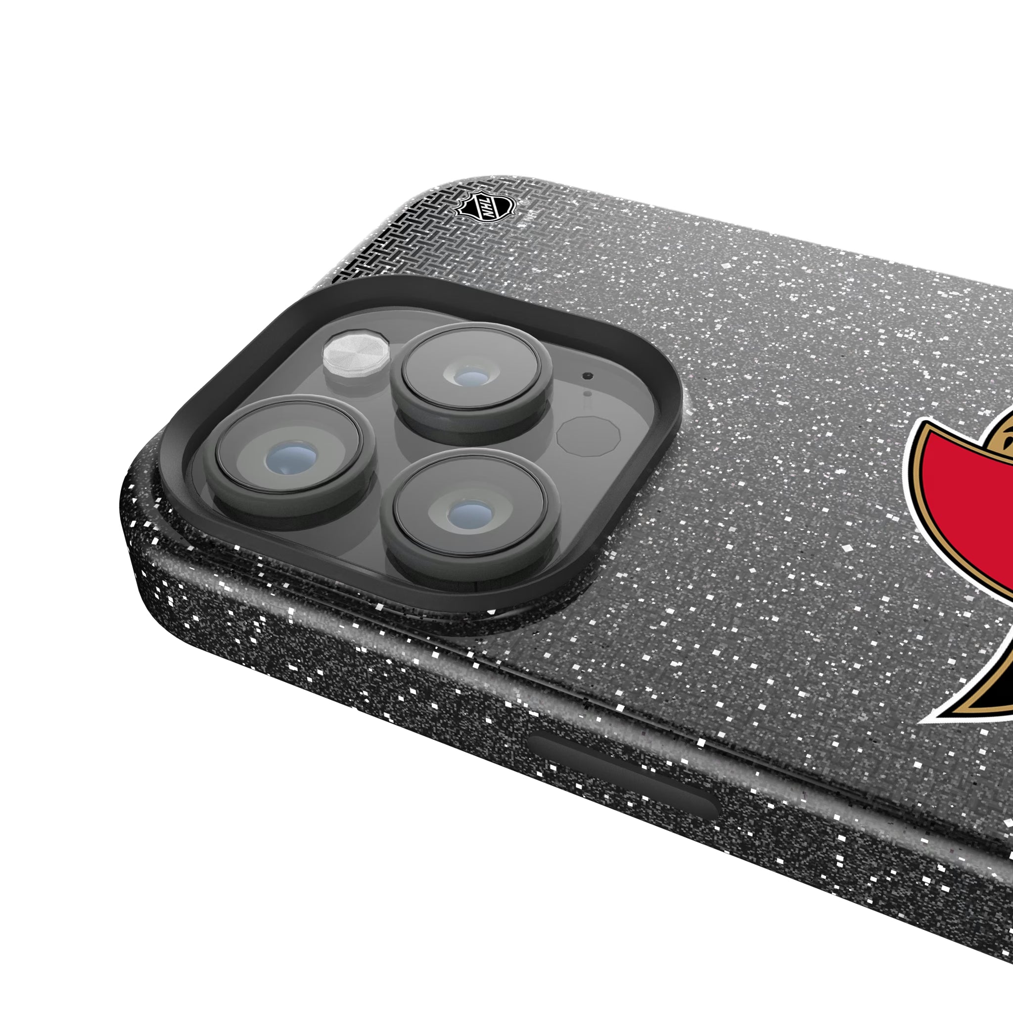 Ottawa Senators Linen iPhone Bling Phone Case for Apple iPhone - Detail