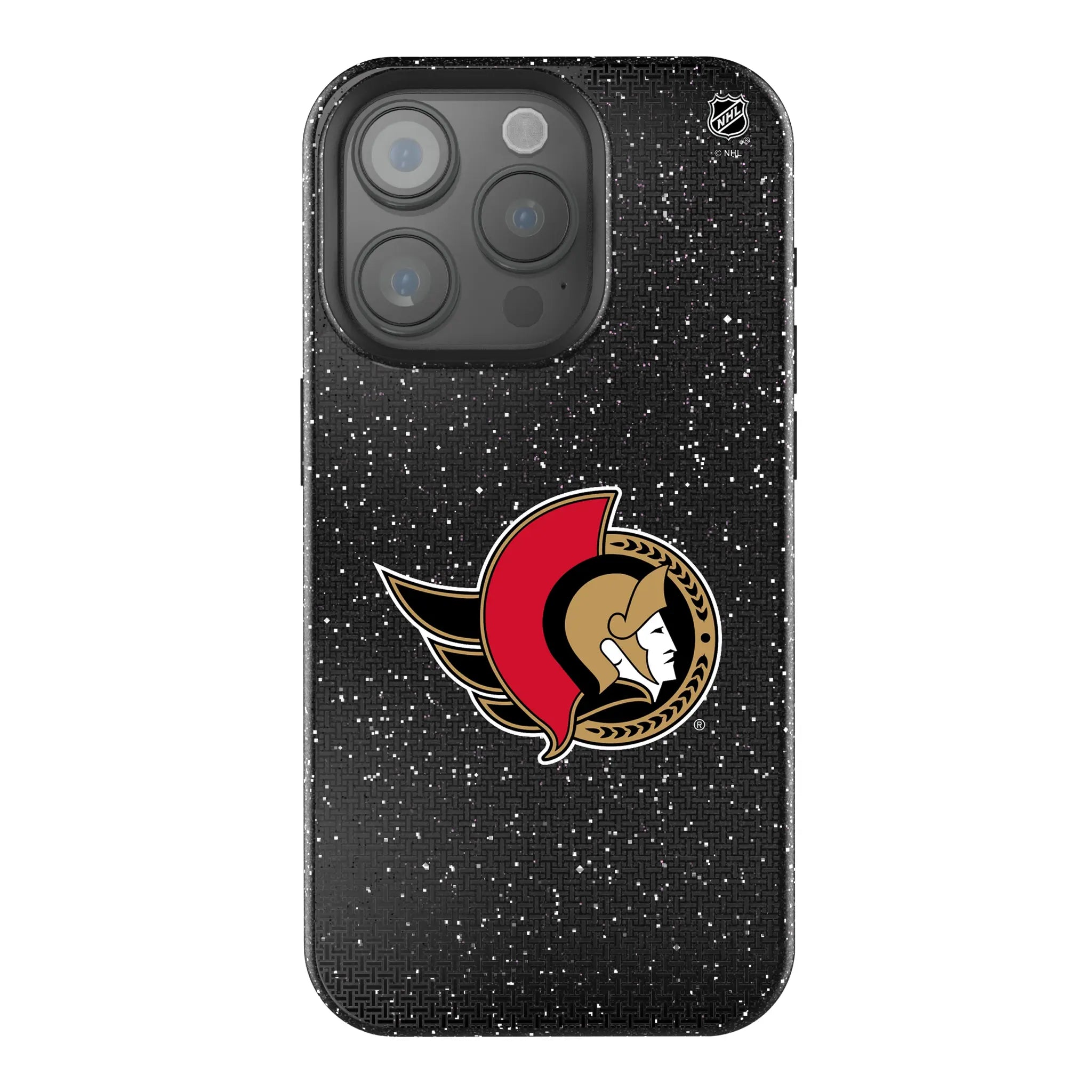 Ottawa Senators Linen iPhone Bling Phone Case for Apple iPhone