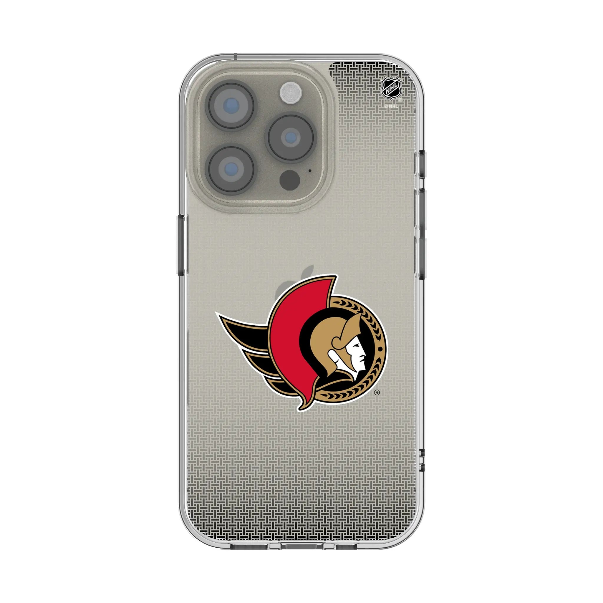 Ottawa Senators Linen iPhone Clear Phone Case for Apple iPhone
