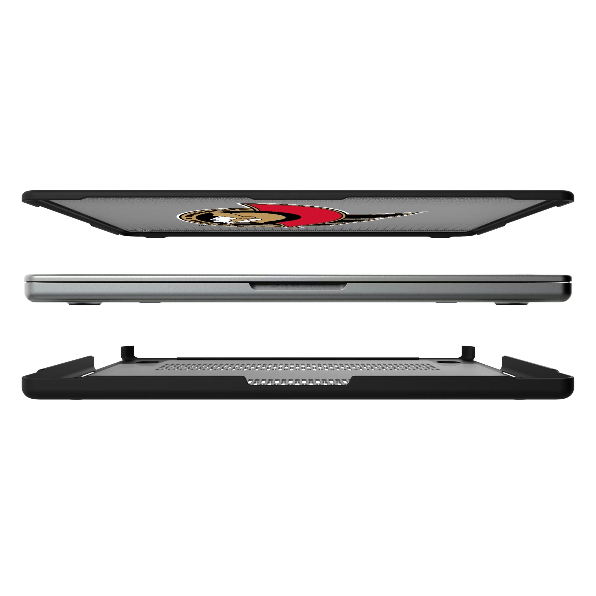 Ottawa Senators Linen MacBook Laptop Case for Apple MacBook#Device_MacBook Pro (14-inch, 2021) / MacBook Pro (14-inch, 2023) / MacBook Pro (14-inch, 2024)