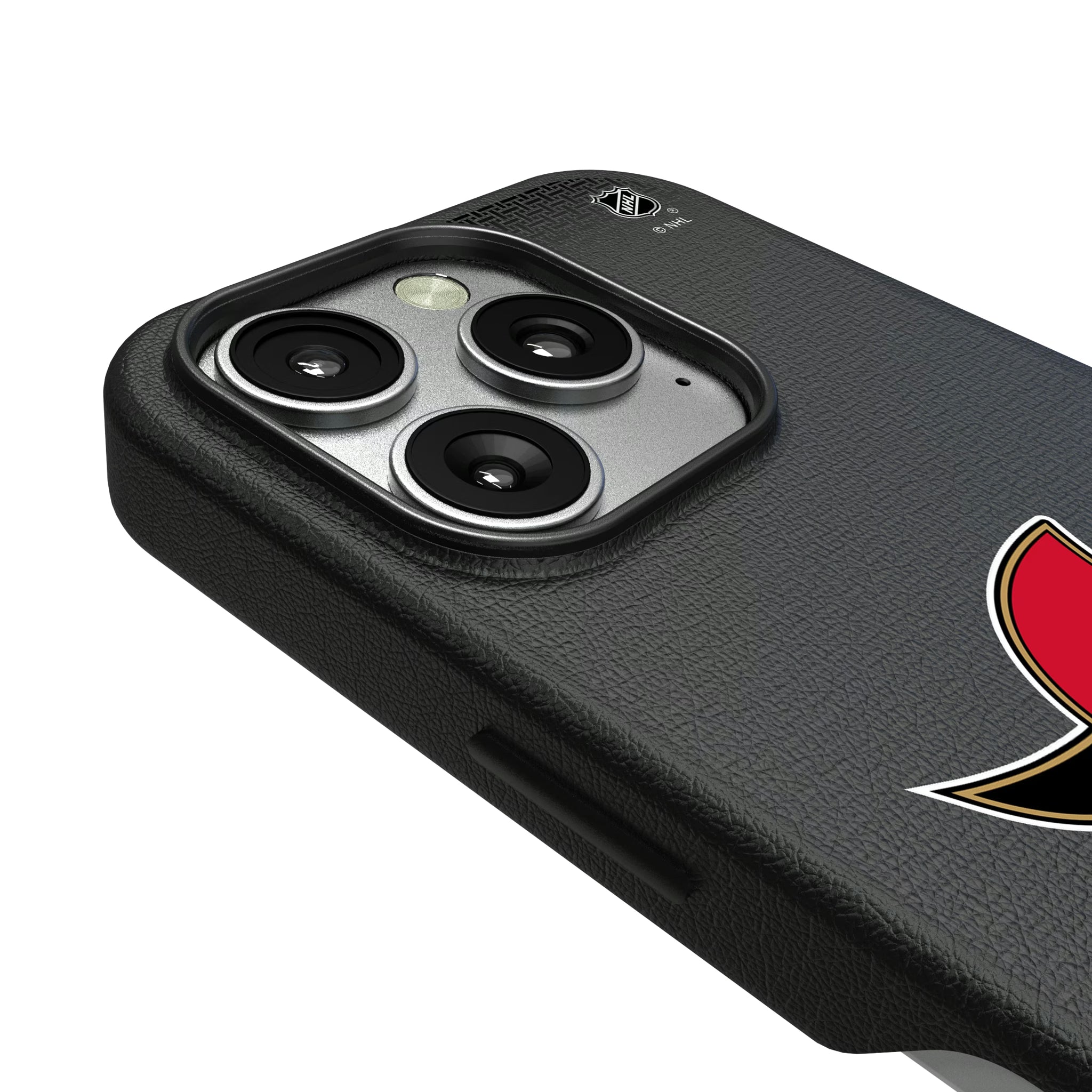 Ottawa Senators Linen iPhone MagSafe Compatible Phone Case for Apple iPhone - Detail