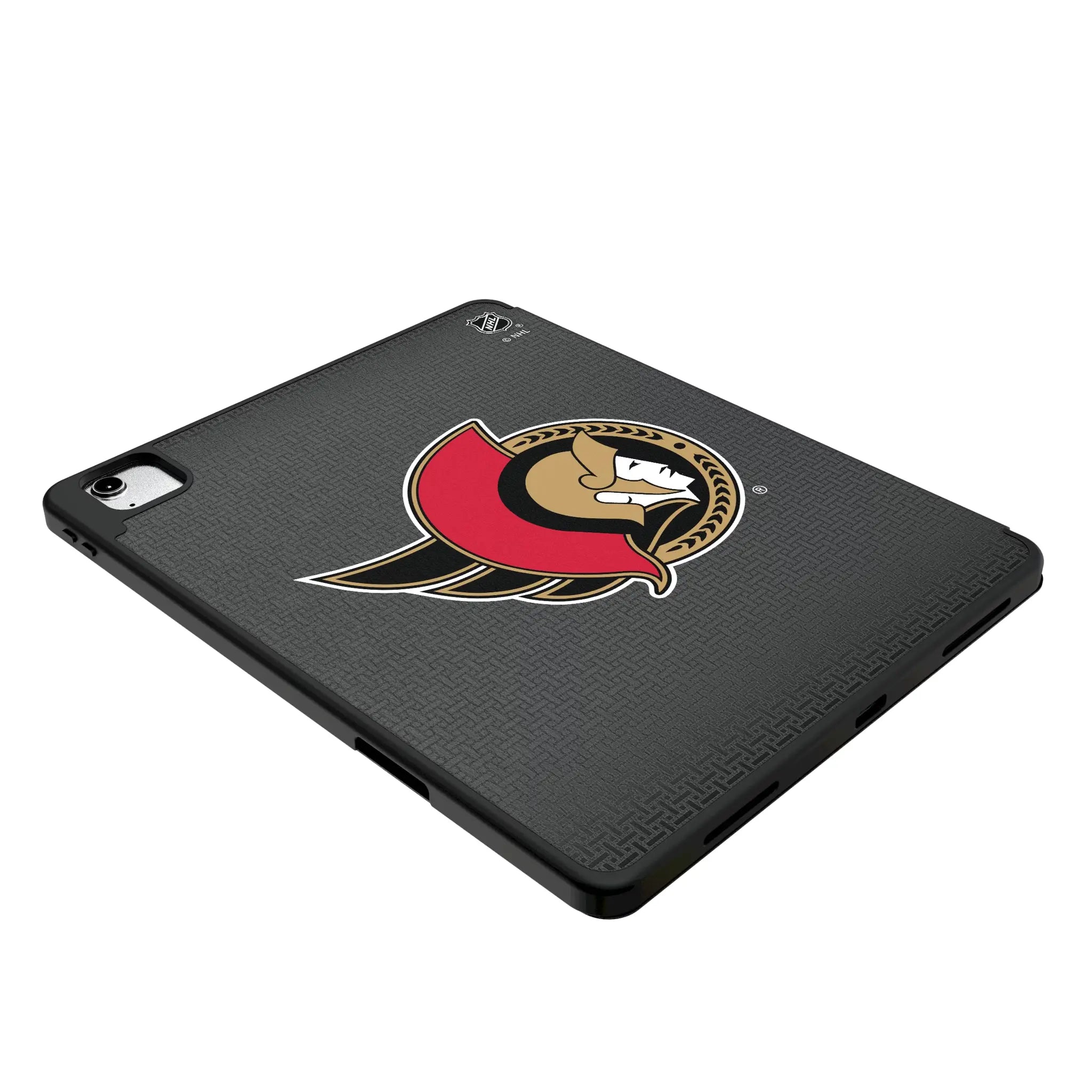 Ottawa Senators Linen iPad Tablet Case for Apple iPad - Isometric View