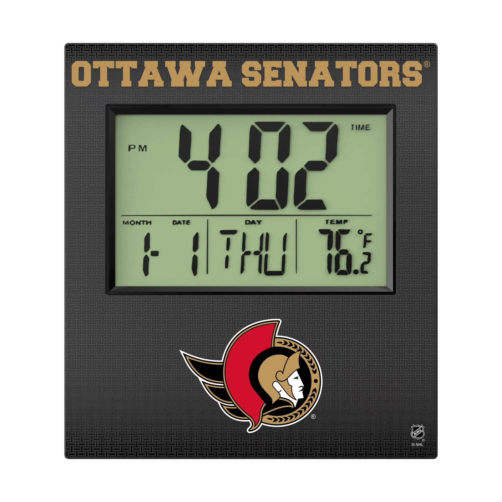 Ottawa Senators Linen Wall Clock