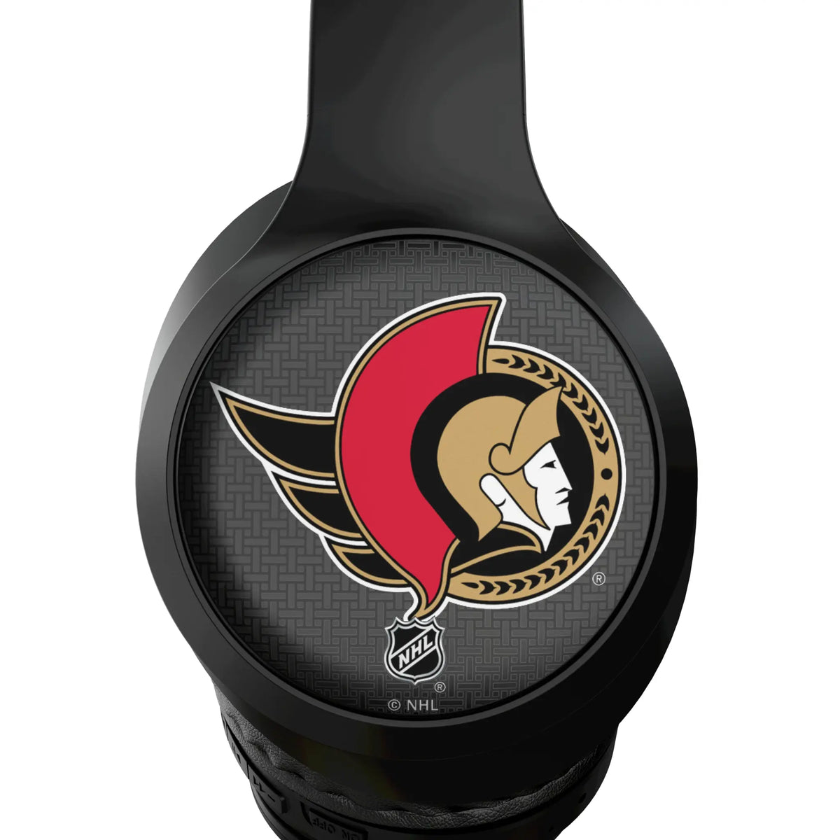 Ottawa Senators Linen Wireless Over-Ear Headphones With Case - Detail