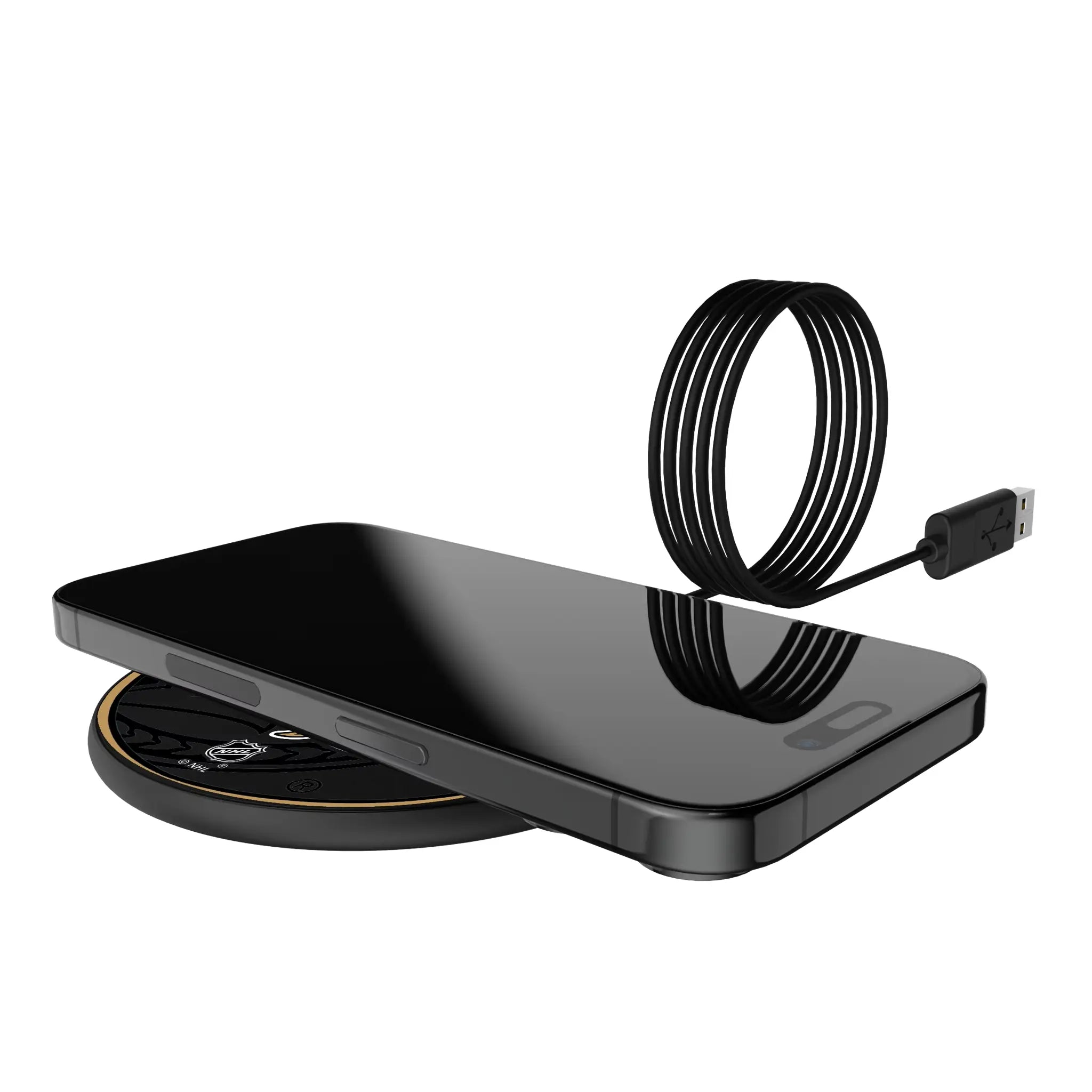 Ottawa Senators Monocolor Tilt 15-Watt Wireless Charger - Lifestyle