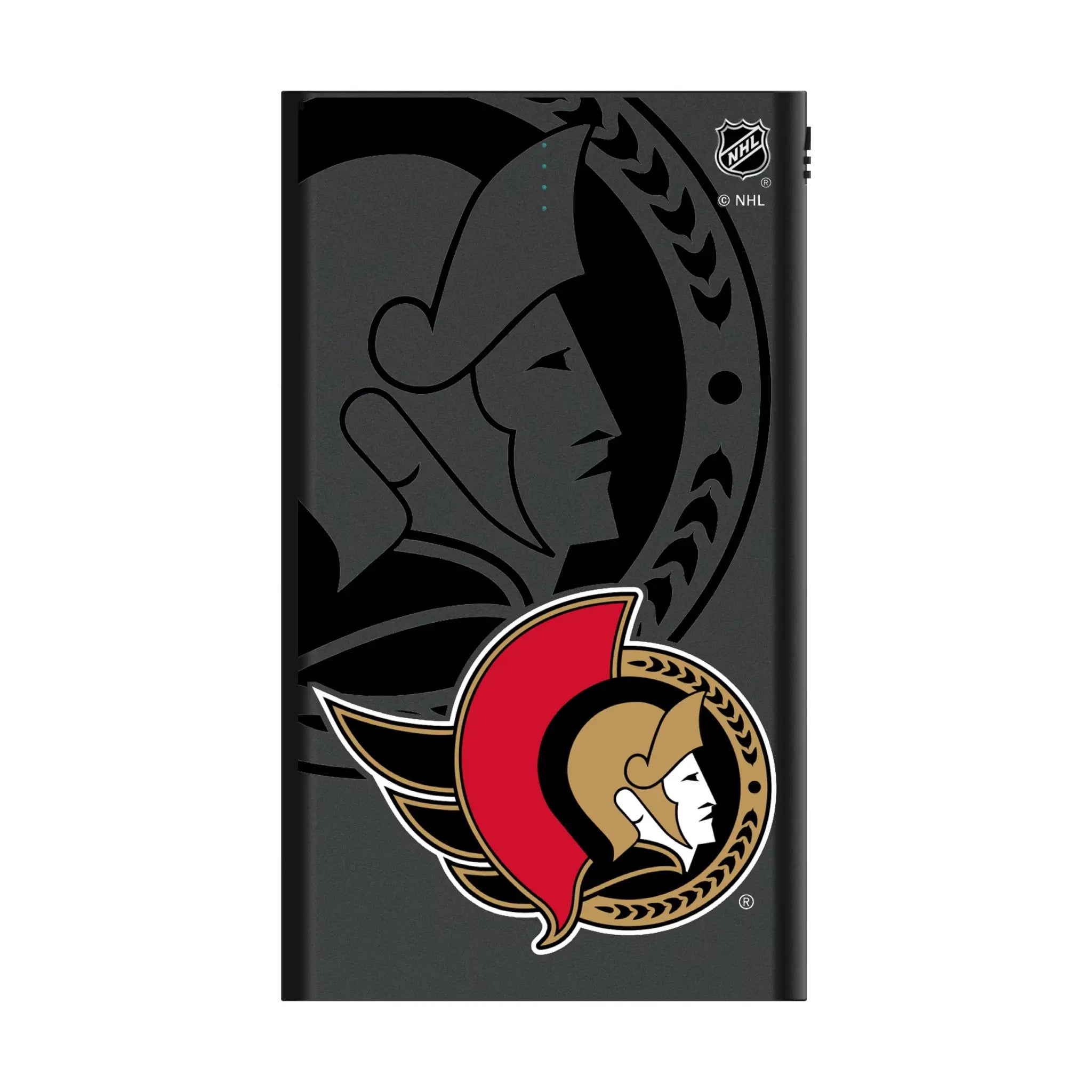 Ottawa Senators Monocolor Tilt 5000mAh Flat Power Bank