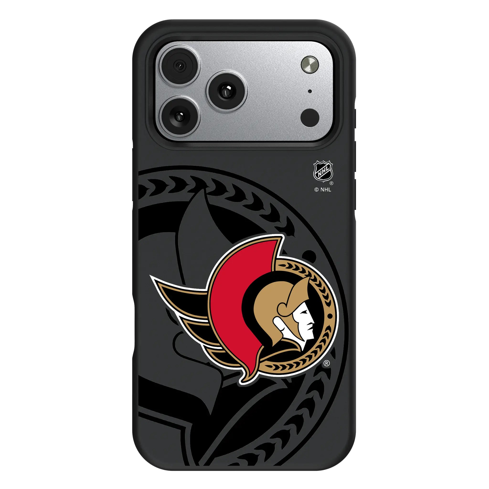 Ottawa Senators Monocolor Tilt iPhone Bump Phone Case for Apple iPhone#Device_iPhone 17 Pro Max