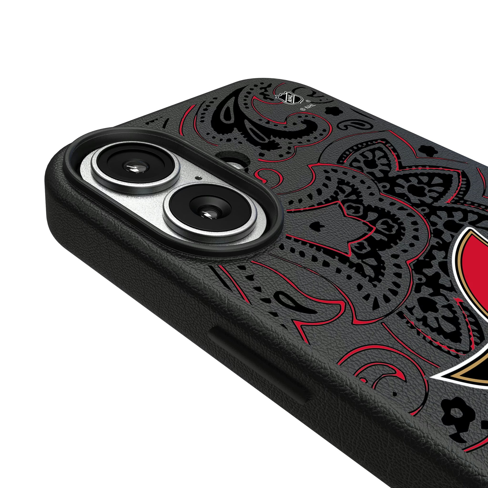 Ottawa Senators Paisley iPhone MagSafe Compatible Phone Case for Apple iPhone - Detail#Device_iPhone 17