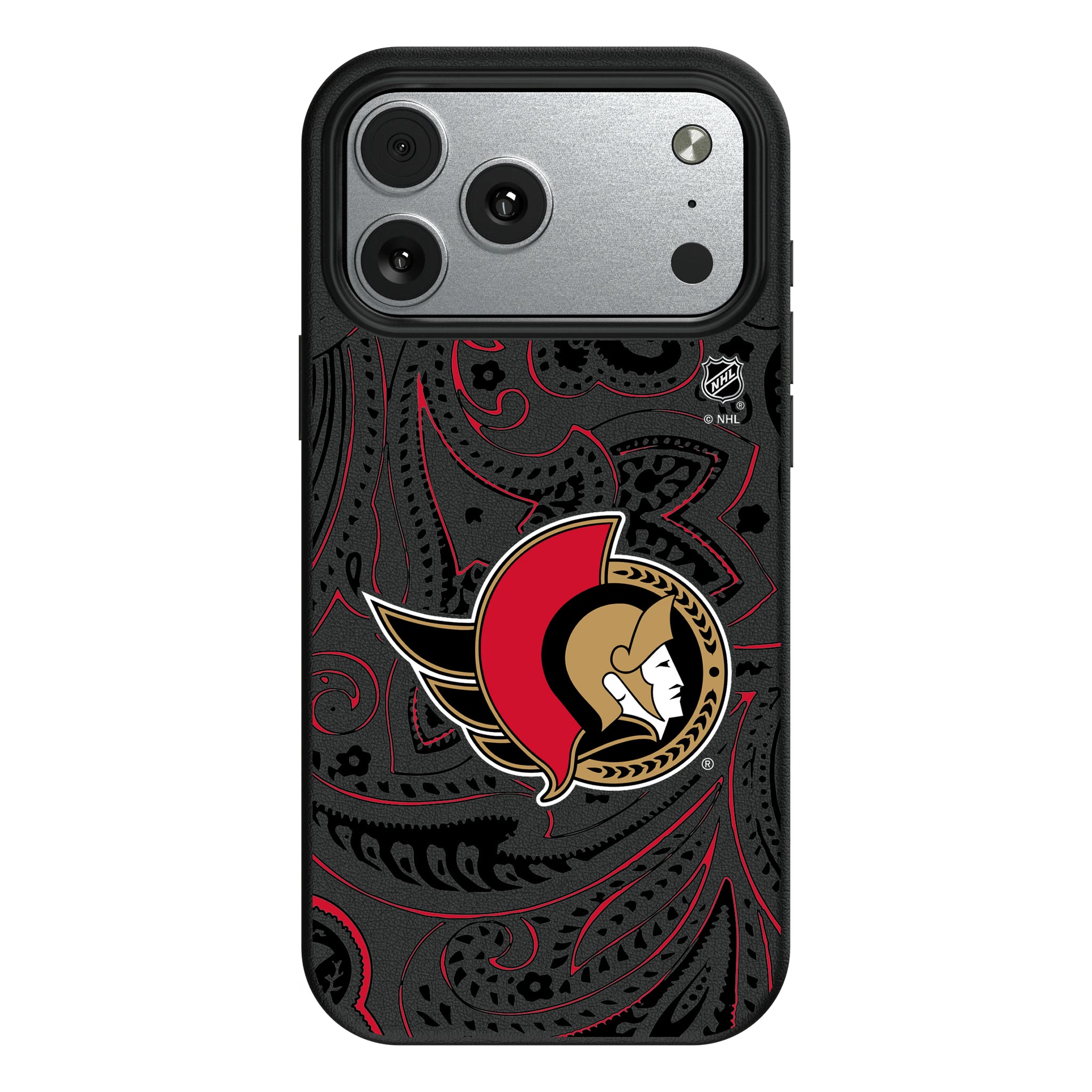 Ottawa Senators Paisley iPhone MagSafe Compatible Phone Case for Apple iPhone#Device_iPhone 17 Pro Max