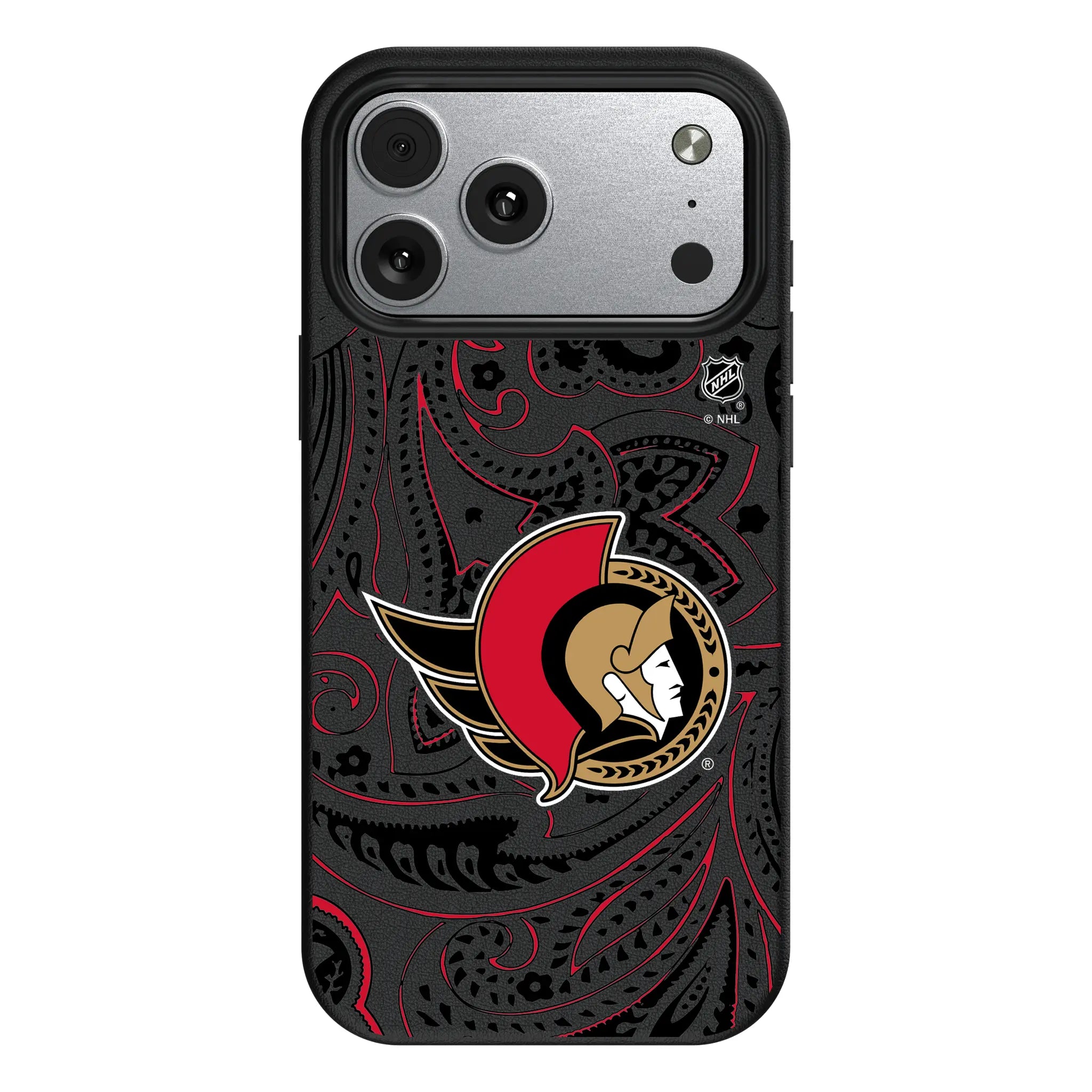 Ottawa Senators Paisley iPhone MagSafe Compatible Phone Case for Apple iPhone#Device_iPhone 17 Pro Max