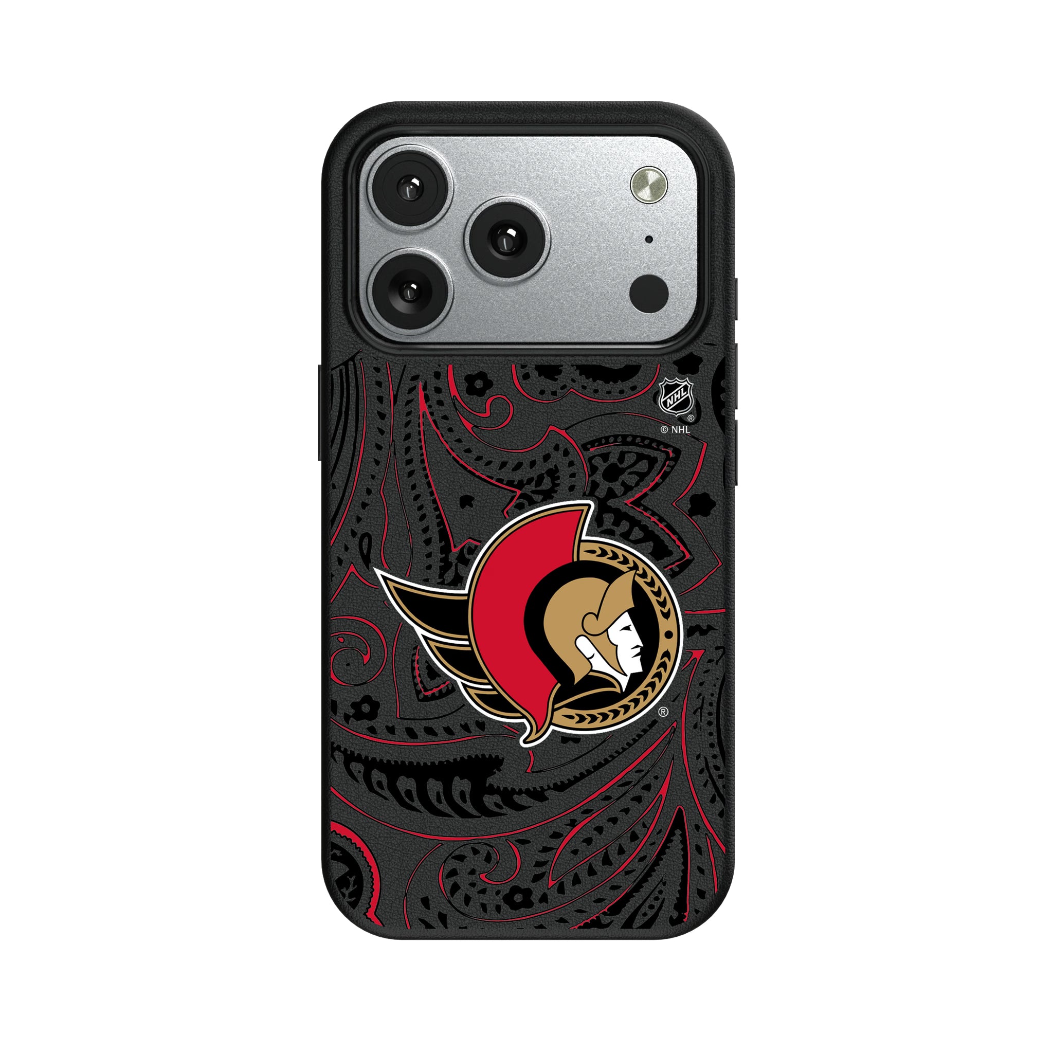 Ottawa Senators Paisley iPhone MagSafe Compatible Phone Case for Apple iPhone#Device_iPhone 17 Pro