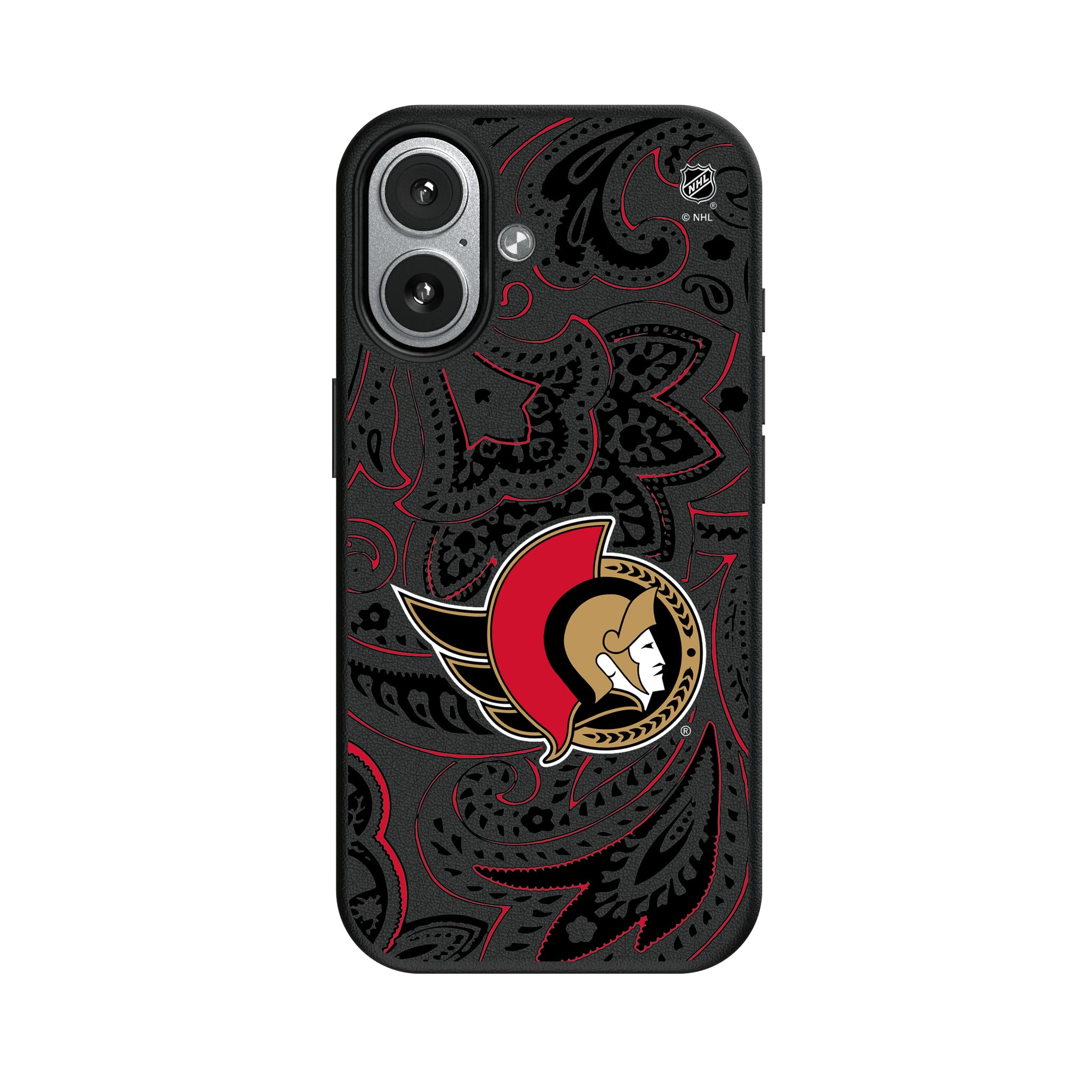 Ottawa Senators Paisley iPhone MagSafe Compatible Phone Case for Apple iPhone#Device_iPhone 17