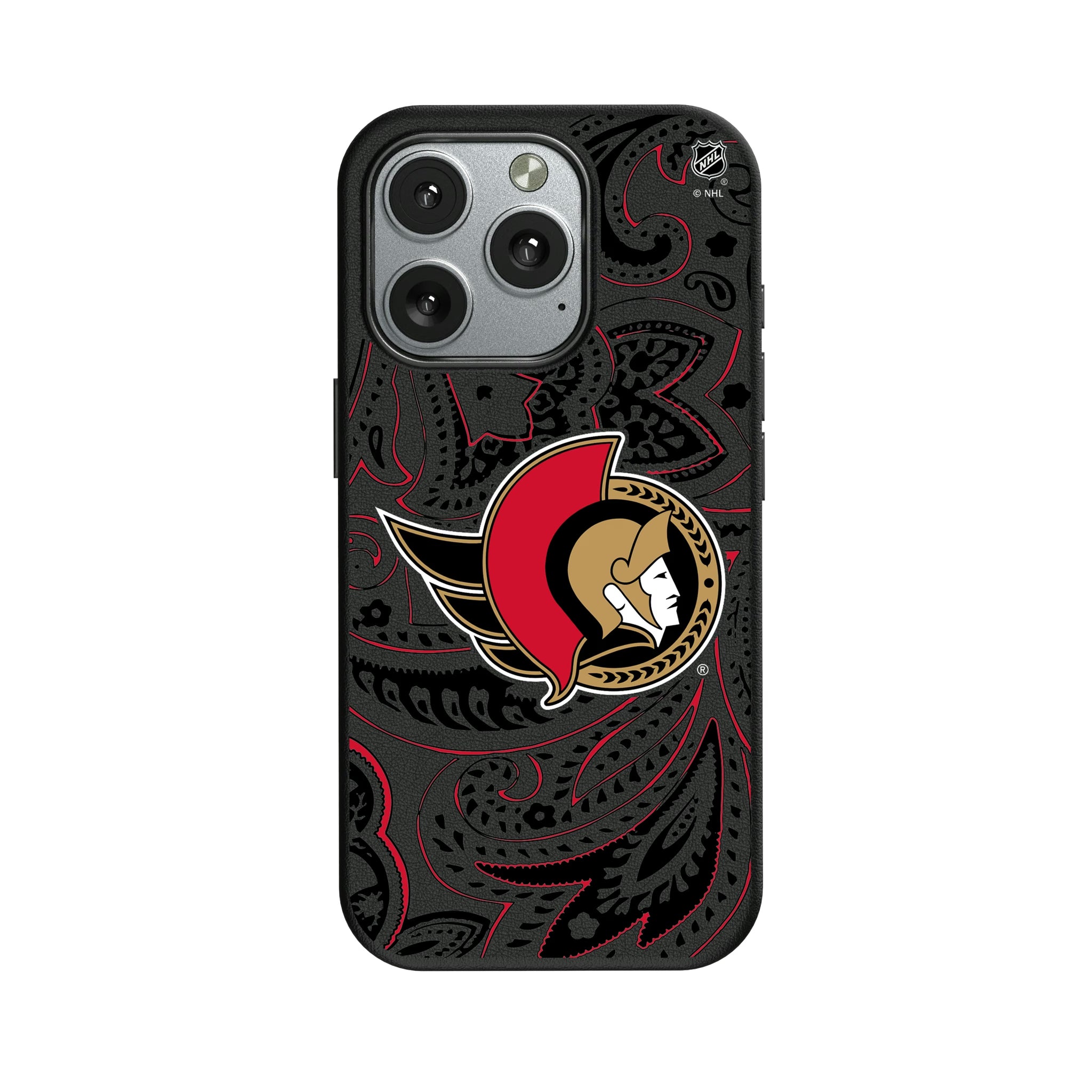 Ottawa Senators Paisley iPhone MagSafe Compatible Phone Case for Apple iPhone