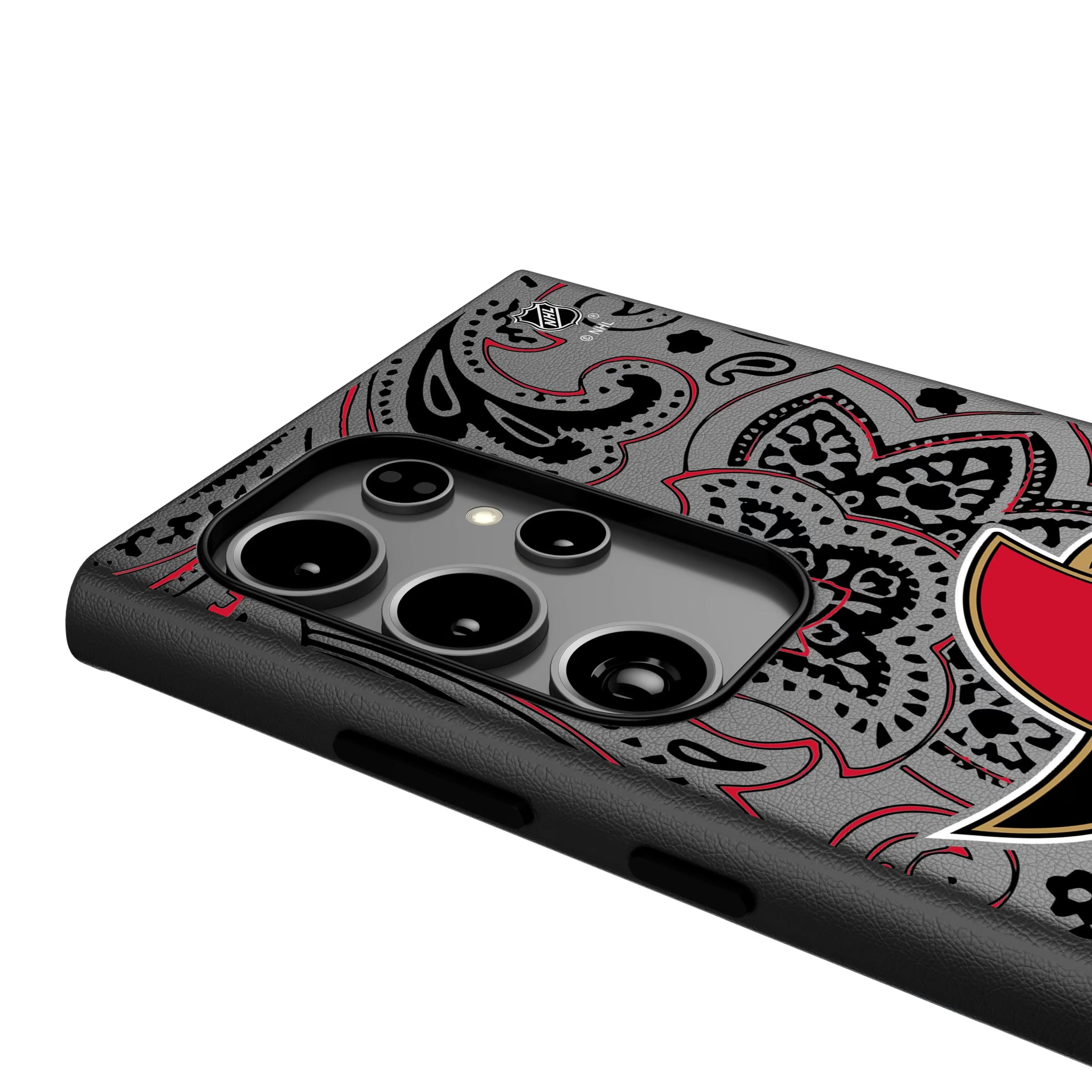 Ottawa Senators Paisley Galaxy MagSafe Compatible Phone Case for Samsung Galaxy - Detail
