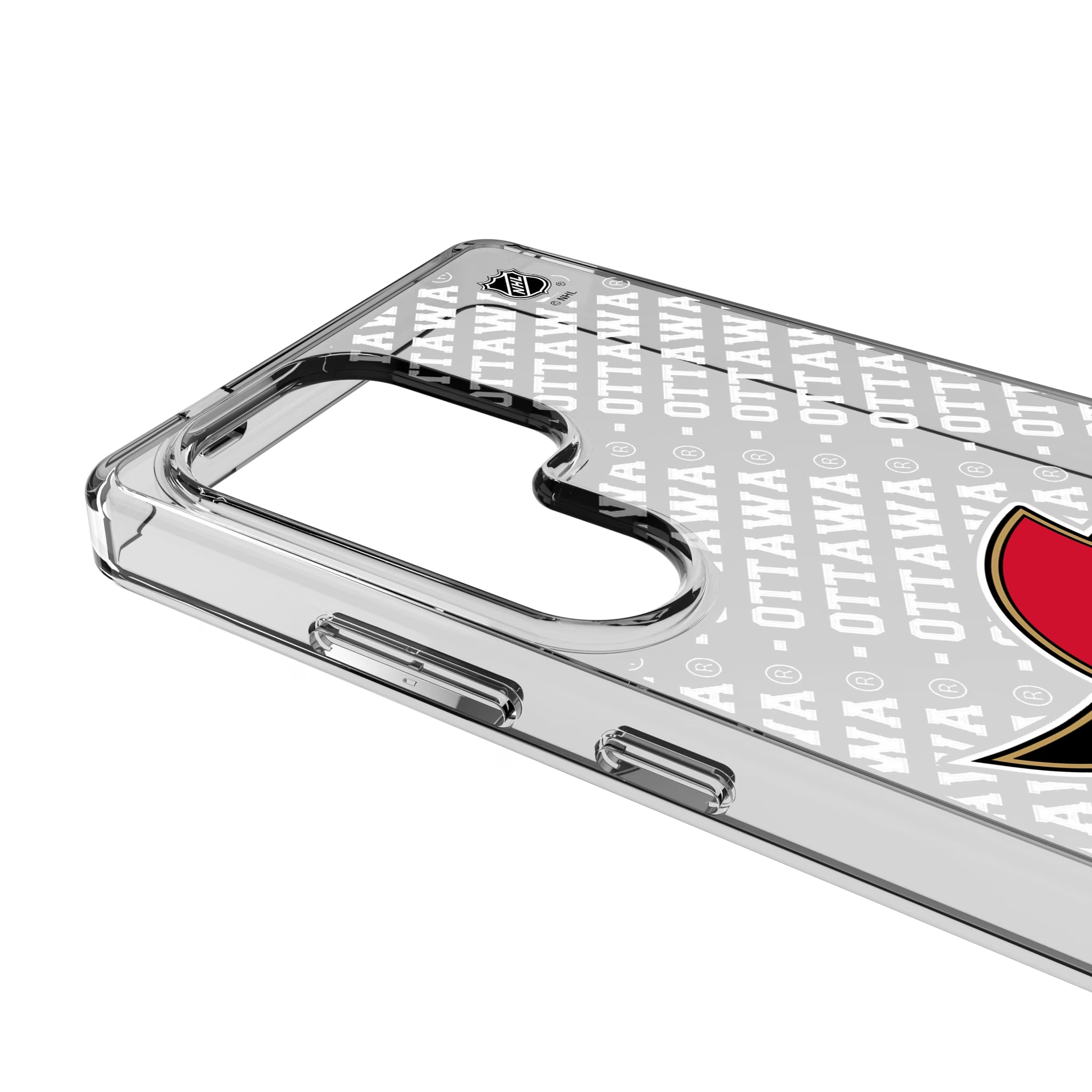 Ottawa Senators Personalized EndZone Plus Galaxy Clear Phone Case for Samsung Galaxy - Detail