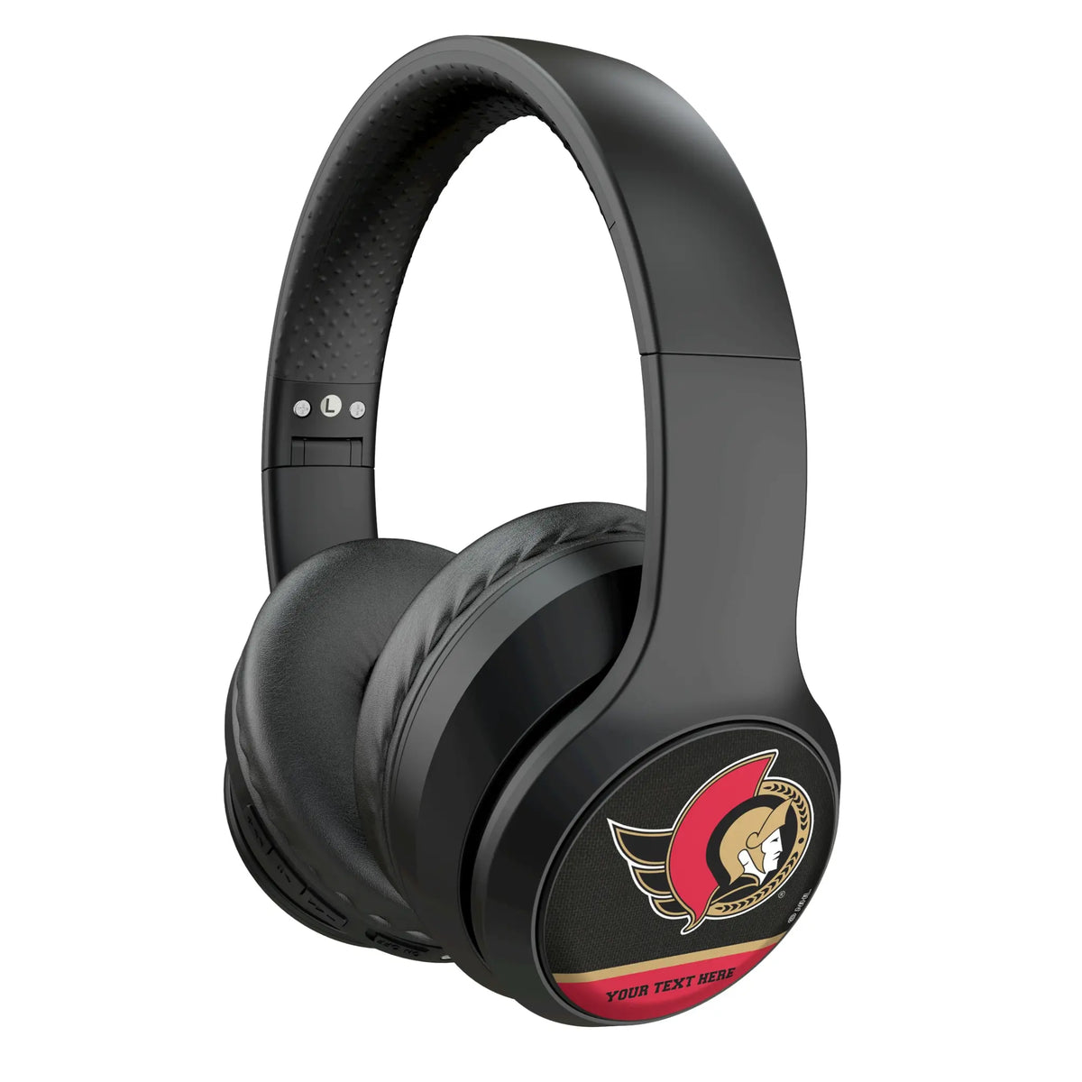 Ottawa Senators Personalized Endzone Solid Wireless Over-Ear Headphones With Case