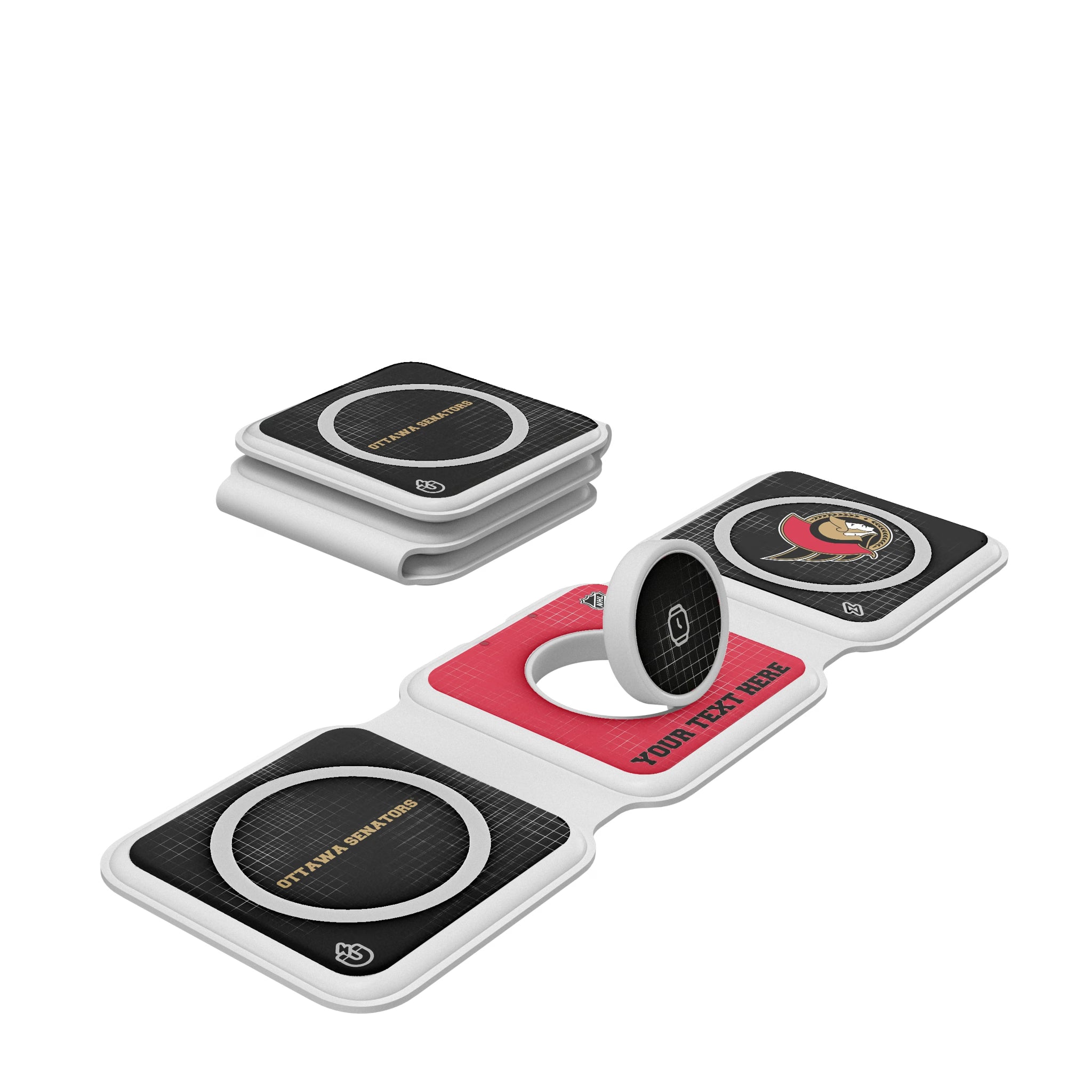 Ottawa Senators Personalized Hatch Foldable 3 in 1 Charger