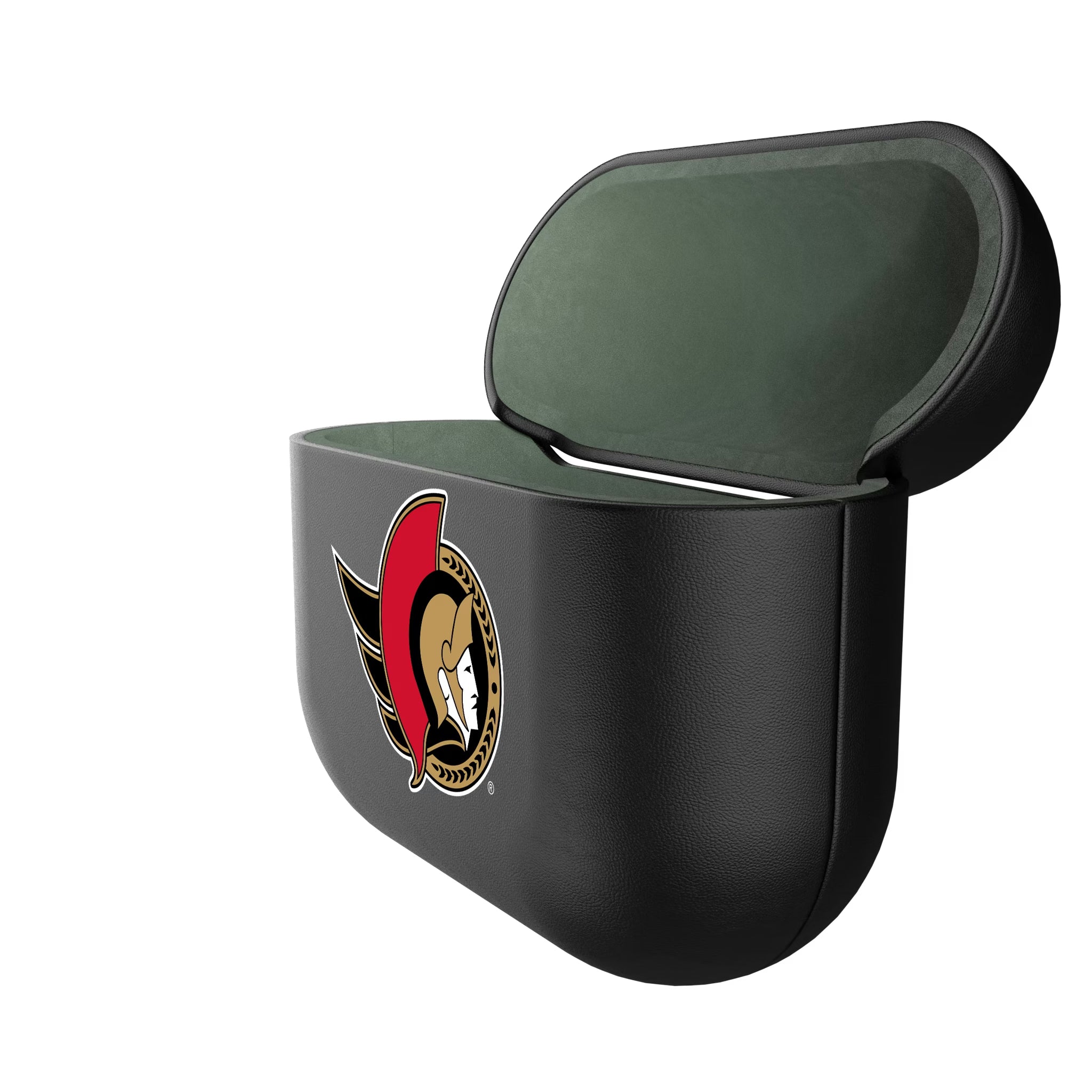 Ottawa Senators Personalized Insignia AirPods AirPod Case Cover - Isometric View#Device_AirPods 3rd Gen