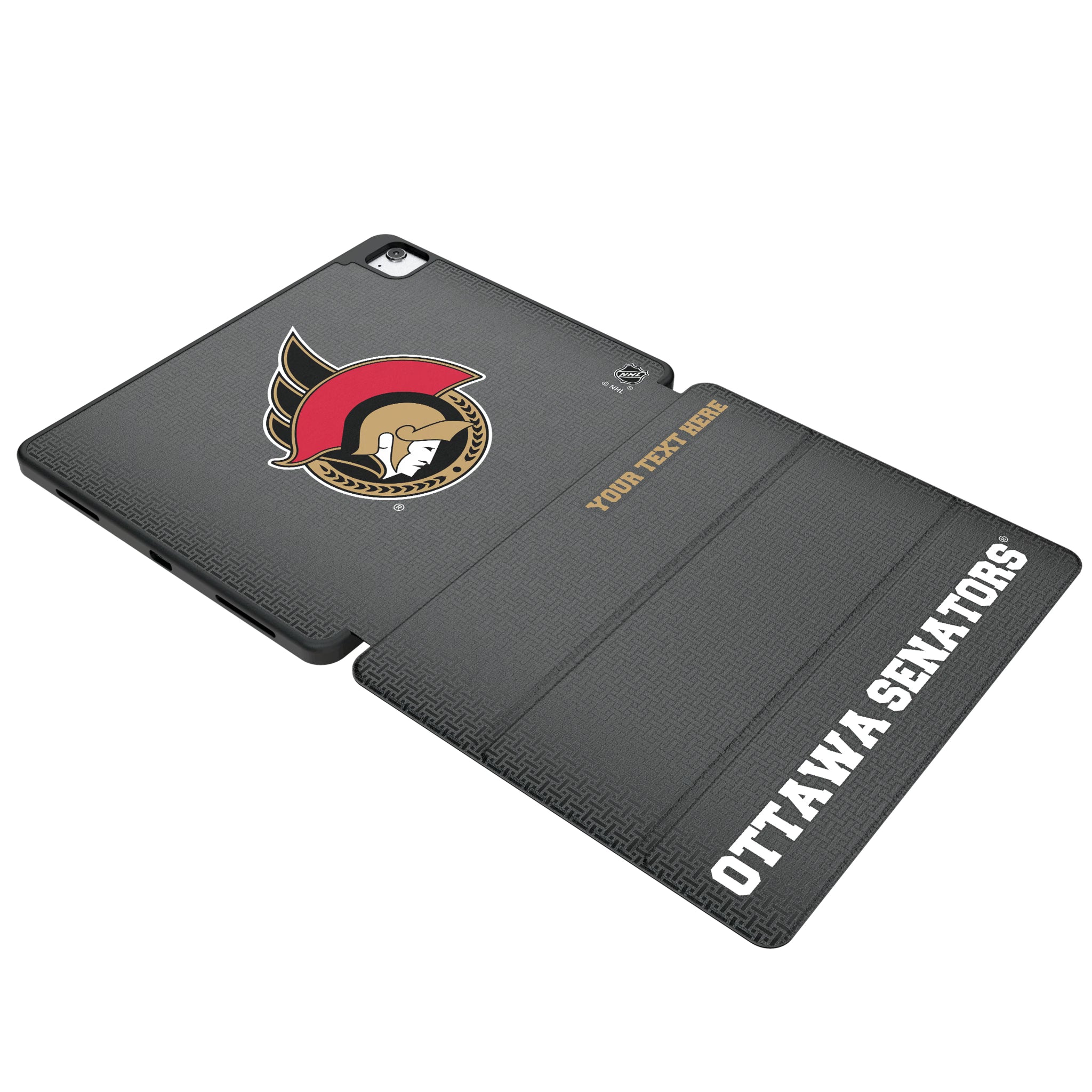 Ottawa Senators Personalized Linen iPad Tablet Case for Apple iPad